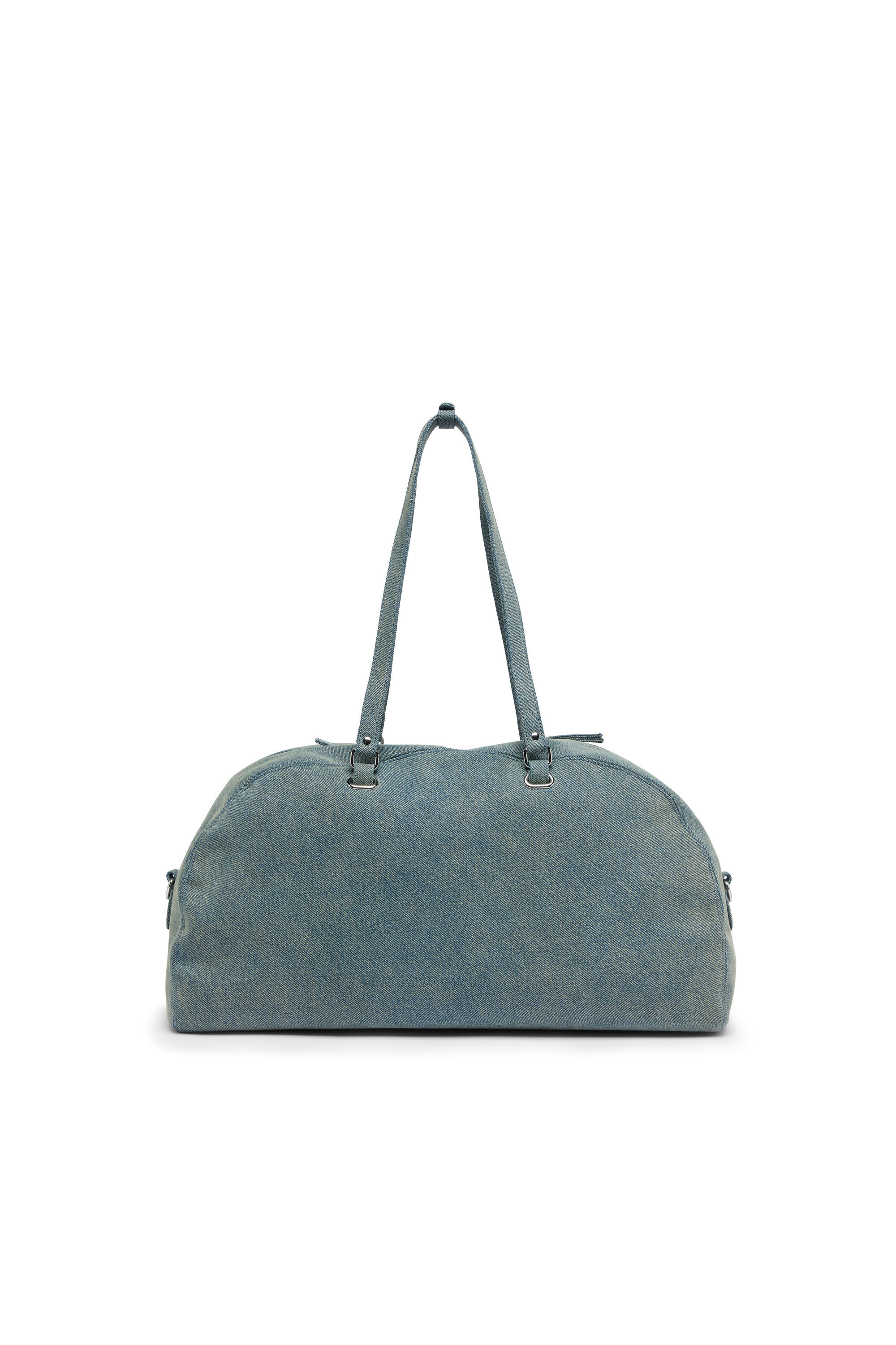 Diesel - 1DR DOME SOFT DUFFLE XL, 1DR Dome-Sac polochon en denim avec logo Oval D Mixte in Bleu - 3