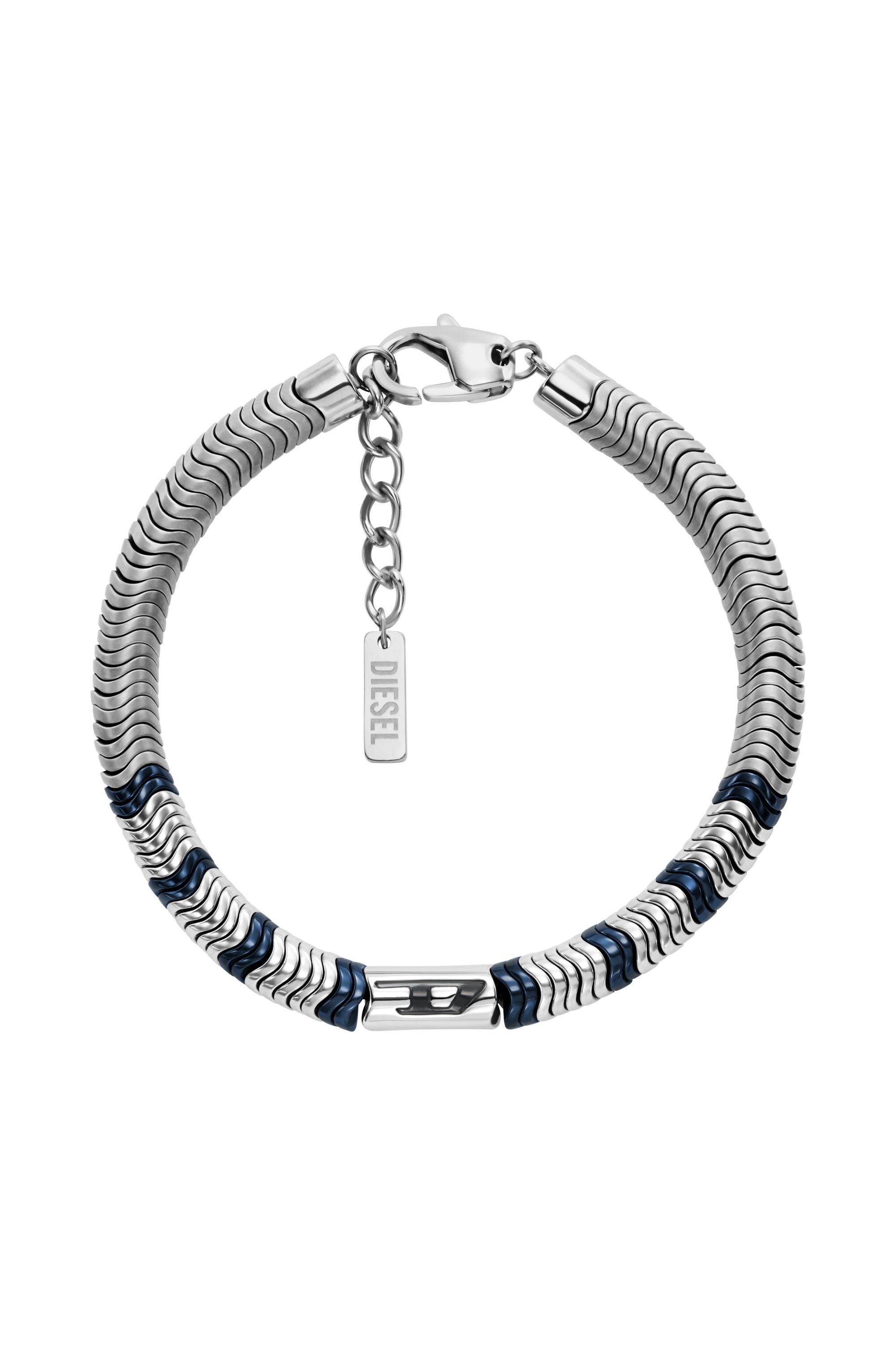 Diesel - DX1572931 JEWEL, Bracelet en perles d'hématite Mixte in Gris argenté - 1
