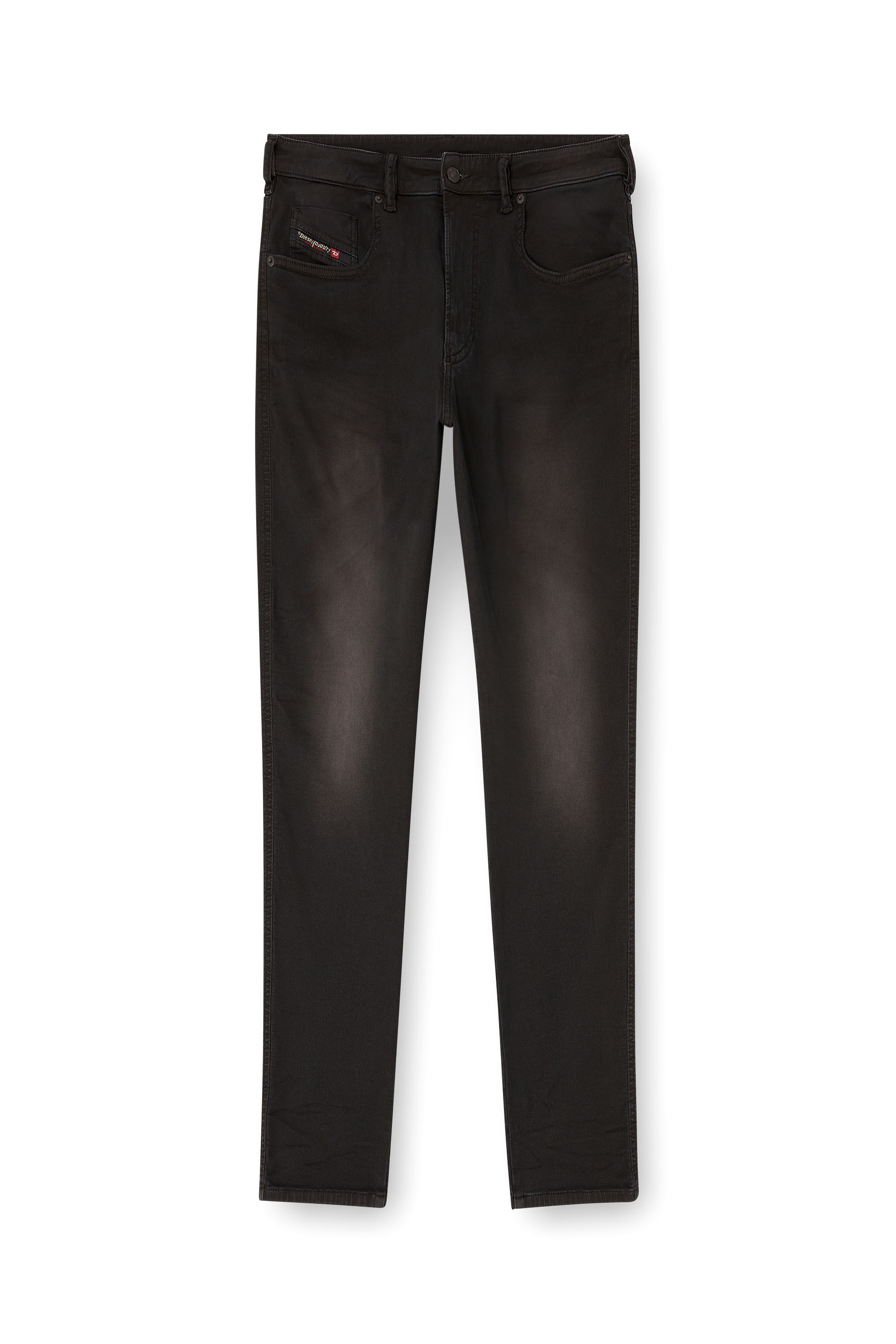 Diesel - Slim 2062 D-Strukt Joggjeans® 0670M Uomo, Nero/Grigio scuro - Image 2