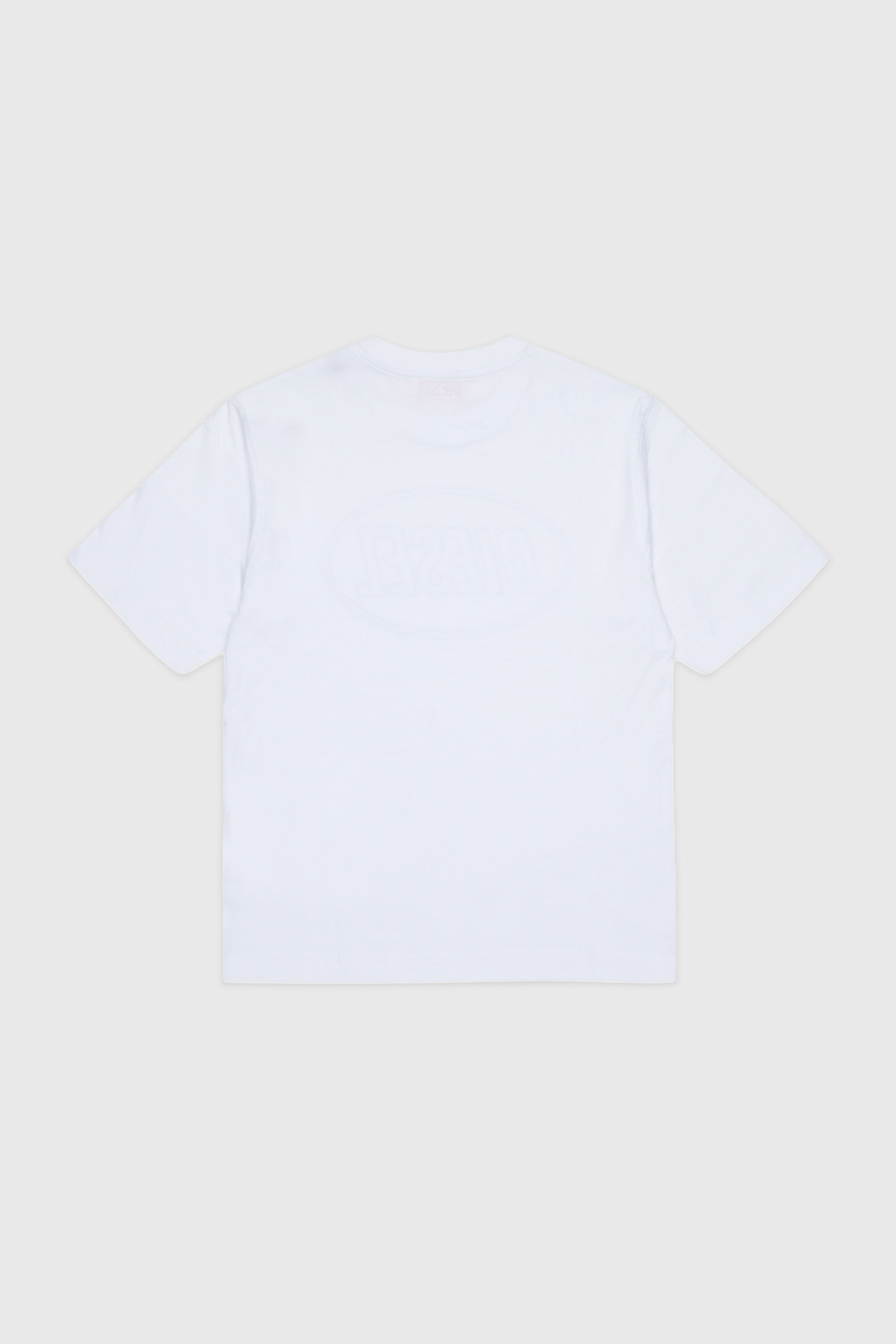 Diesel - TCIRCLE OVER, Herren Baumwoll-T-Shirt mit Diesel-Print in Wei&szlig; - 2