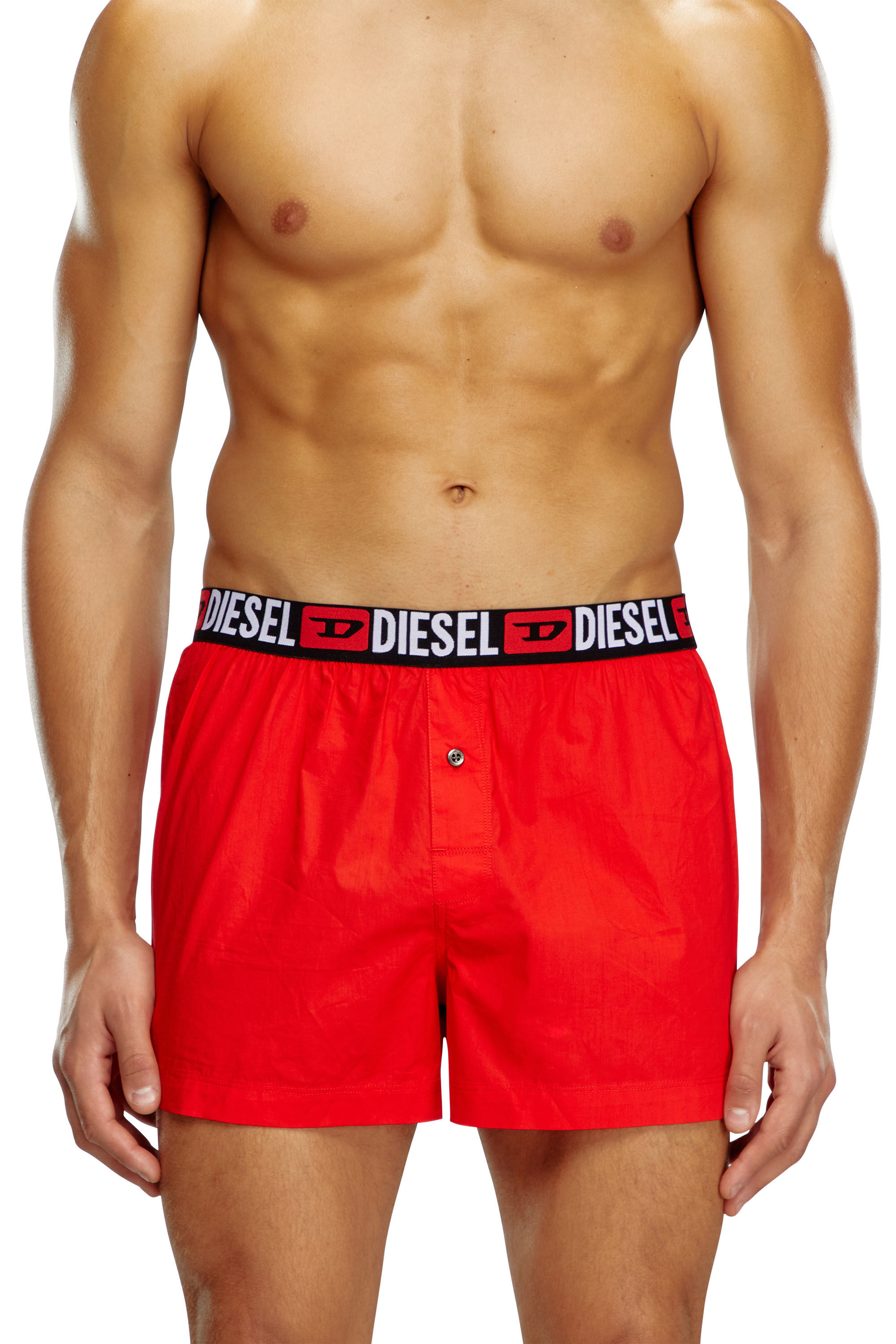 Diesel - UMBX-STARKTWOPACK, Herren Boxershorts im Zweierpack mit Logo-Bund in Bunt - Image 3