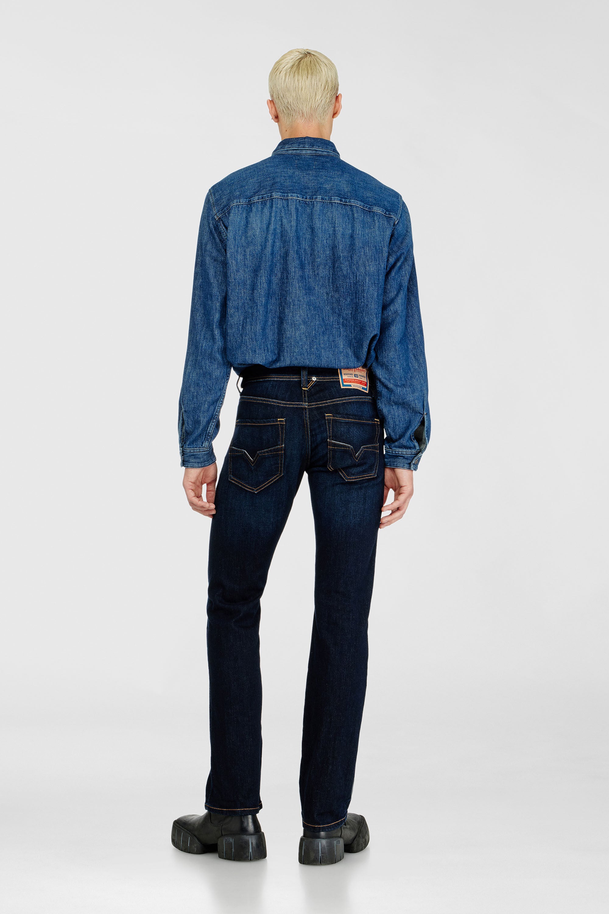 Diesel - Regular Jeans 1985 Larkee 09Q15 Homme, Bleu Fonc&eacute; - Image 3