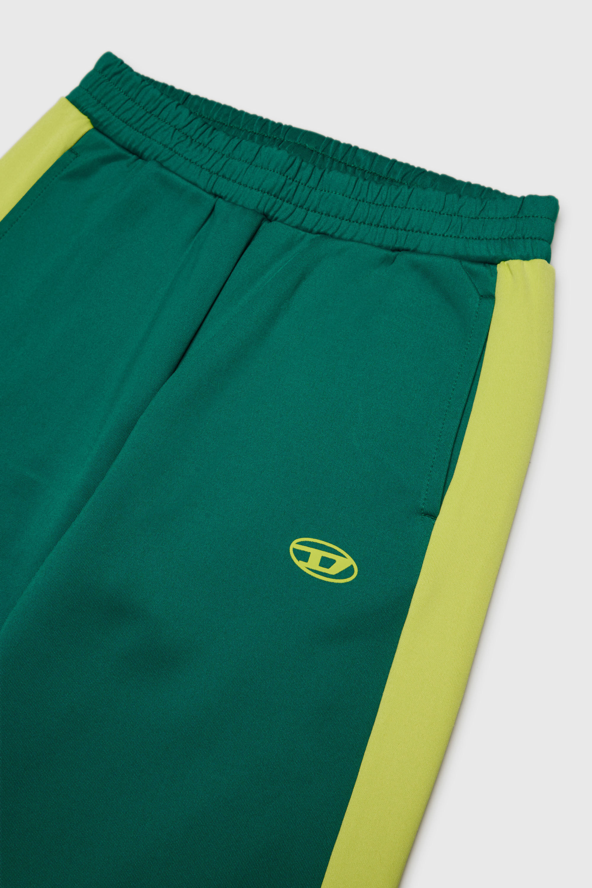 Diesel - PBOS, Pantalon de surv&ecirc;tement avec bandes lat&eacute;rales Homme in Vert - 3