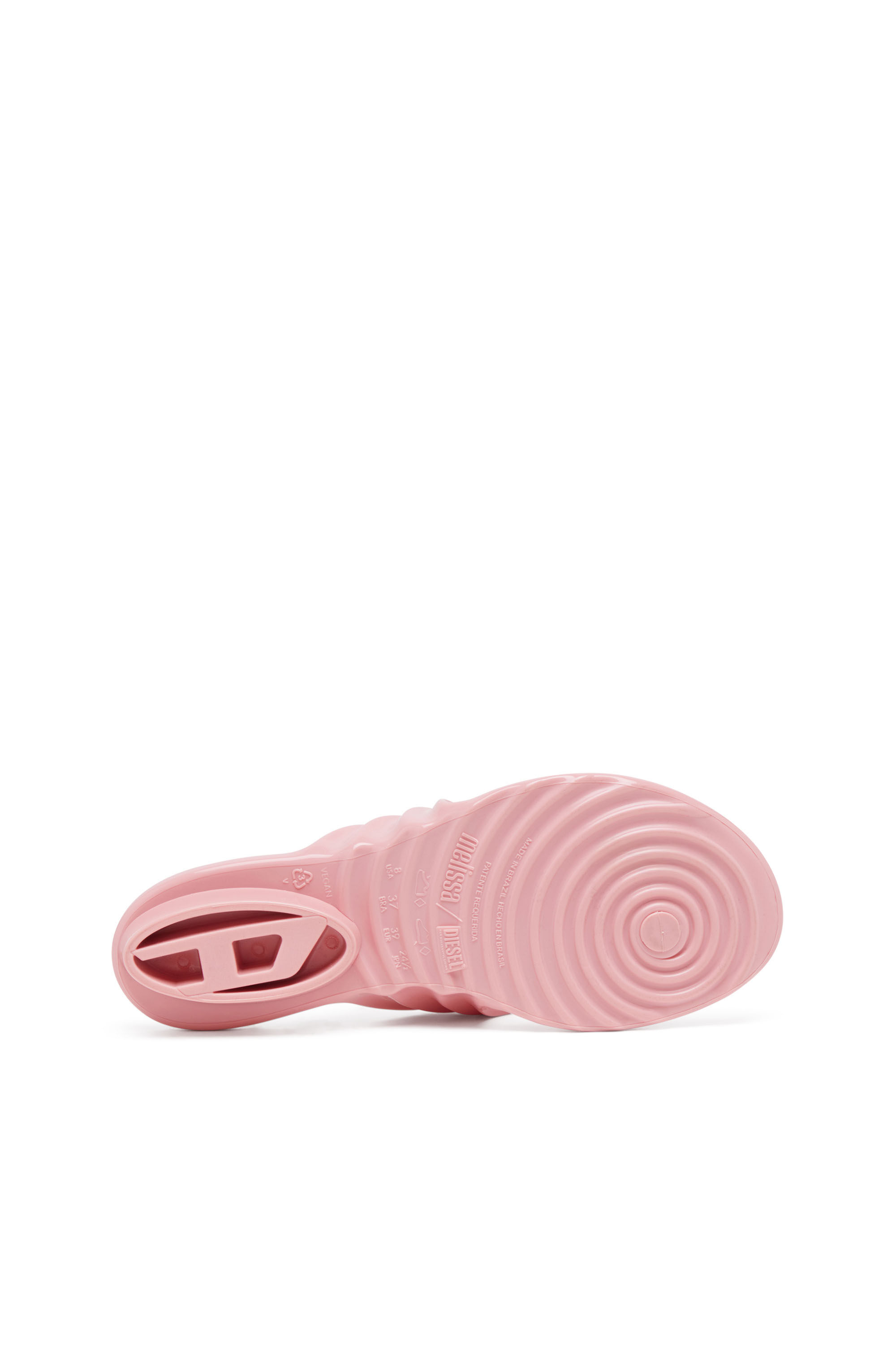 Diesel - MELISSA QUANTUM THONG, Damen K&uuml;nstlerisch gestaltete Flip-Flops aus Melflex&reg; in Rosa - 5