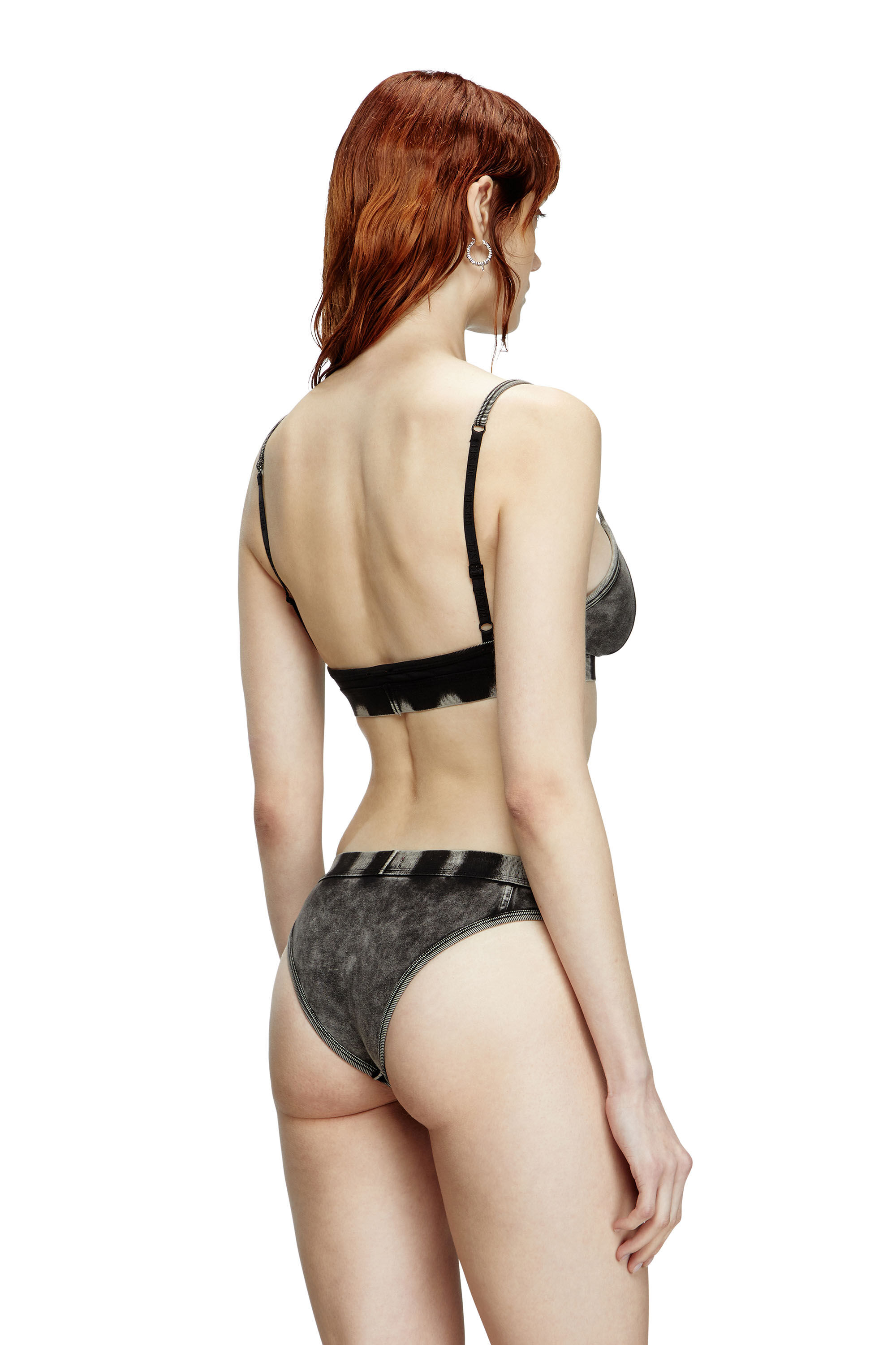 Women's Briefs in denim-effect jersey | Black | Diesel