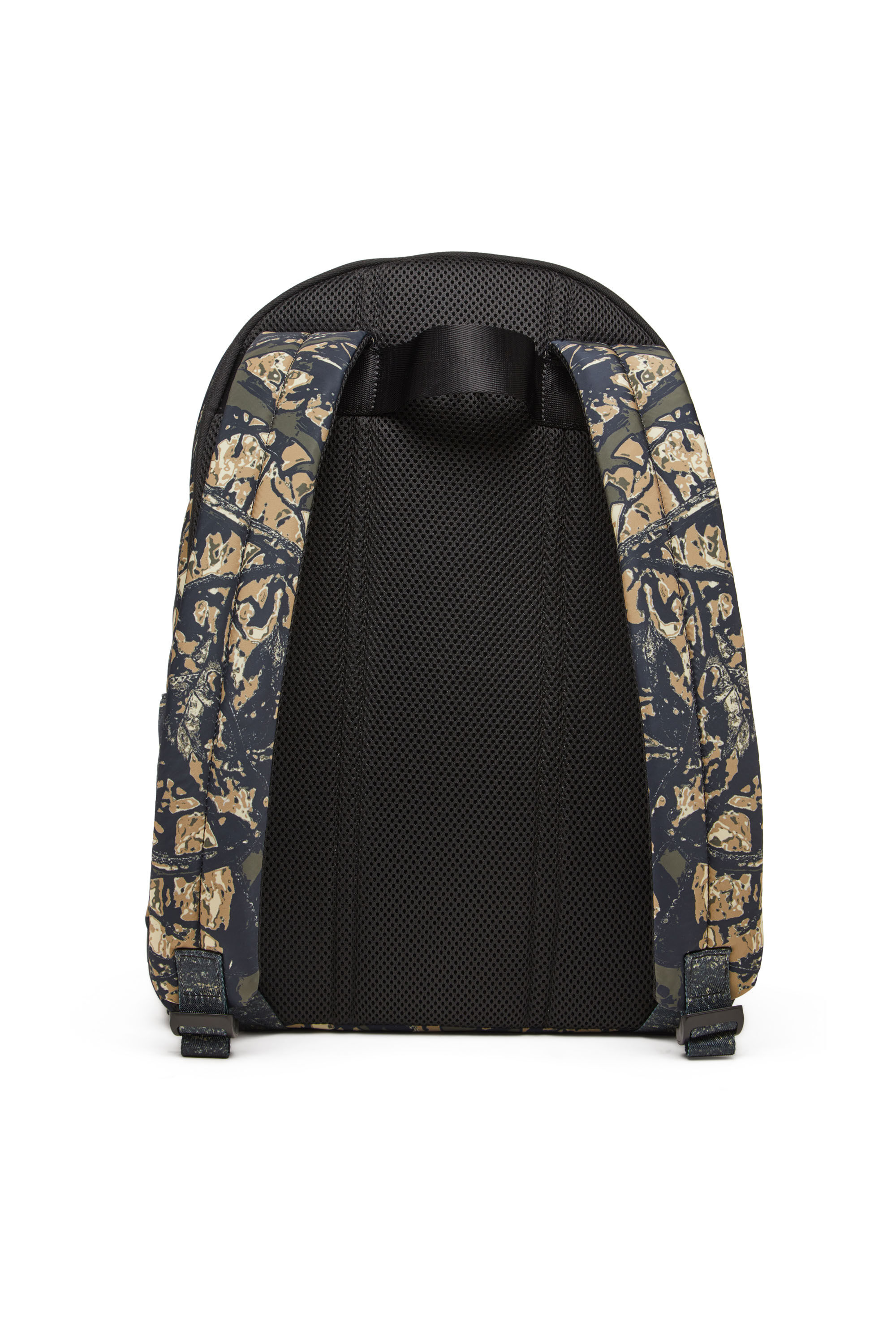 Diesel - D-PACK BACKPACK X, Herren D-Pack-Rucksack aus Camouflage-Print-Stoff in Armeegrün - 4