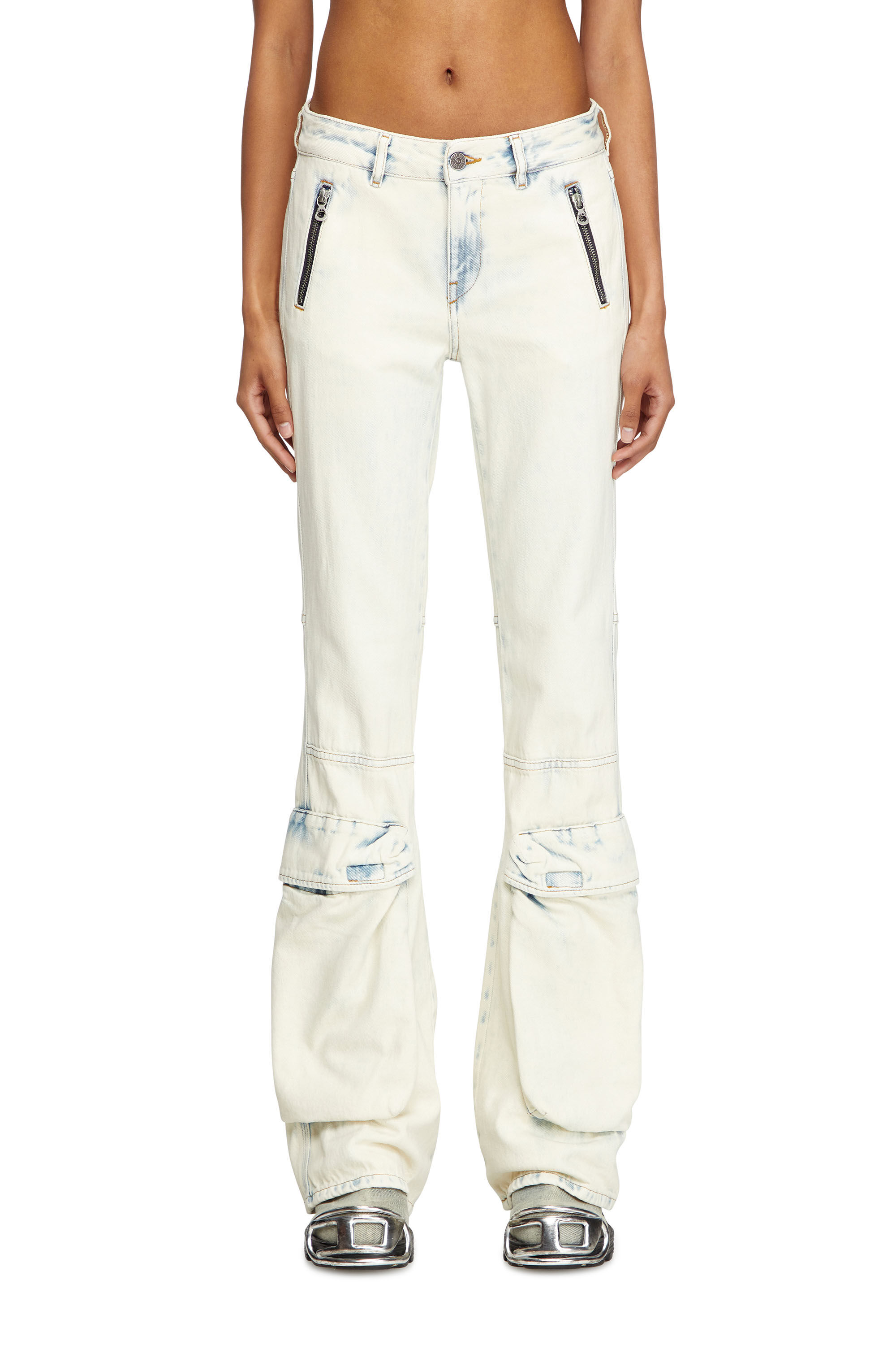 Diesel - Damen Bootcut Jeans D-Poky 0CBCV, Hellblau - 3
