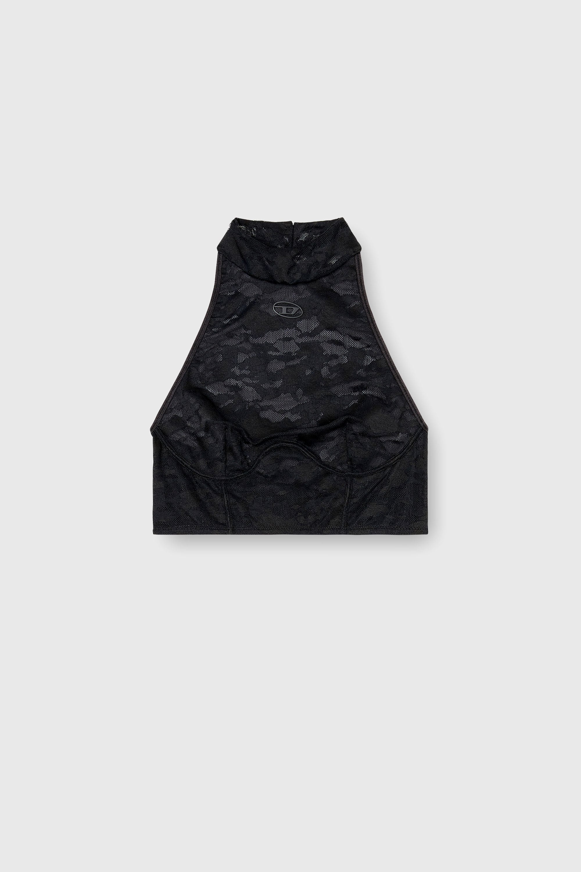 Diesel - MARCIA-UTLT, Bralette in pizzo con scollo all&rsquo;americana Donna in Nero - 2