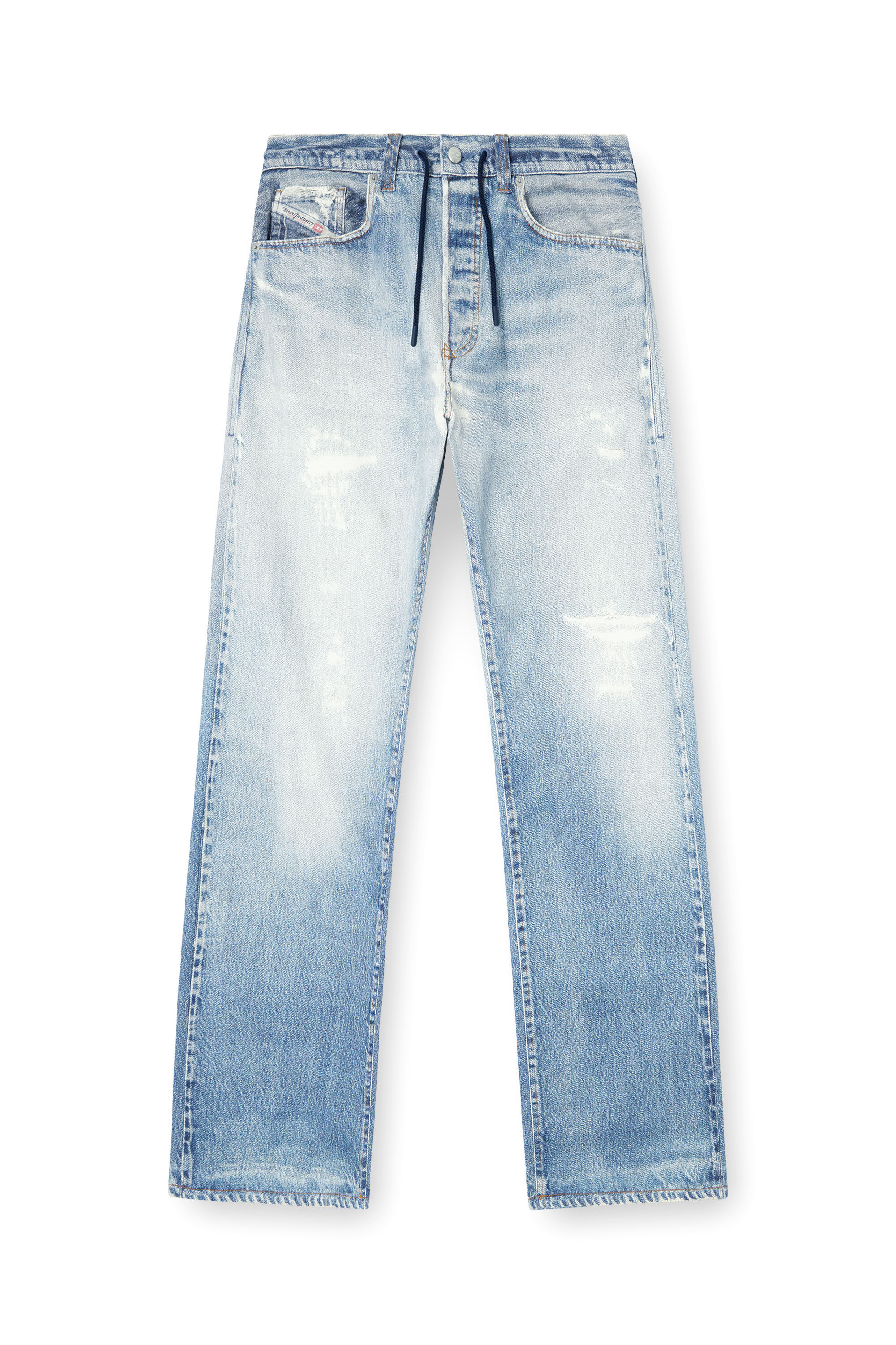 Diesel - Relaxed 2080 D-Reel Joggjeans® 068RX Uomo, Blu Chiaro - Image 2