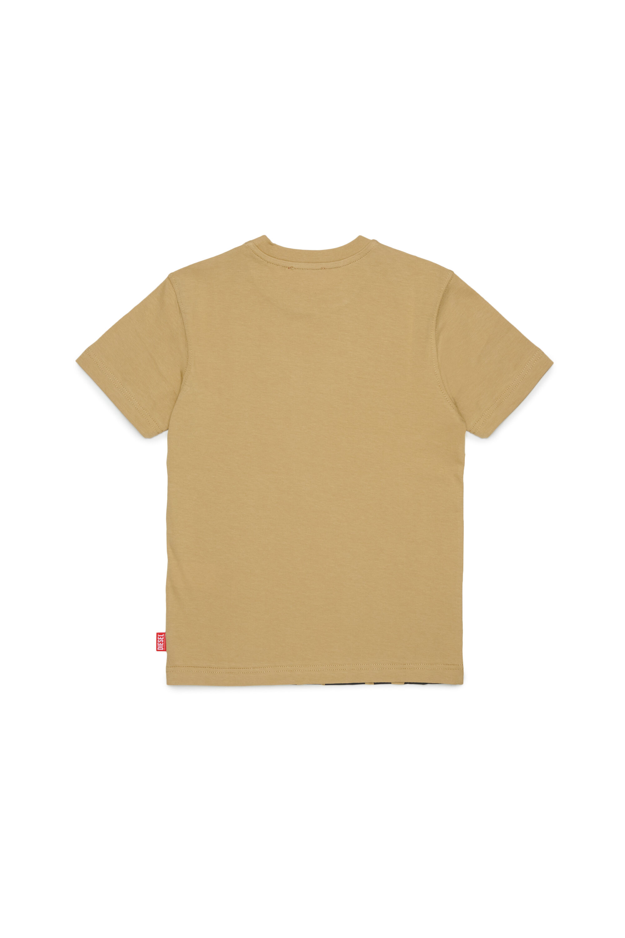 Diesel - TPRES, T-shirt avec logo d&eacute;coup&eacute; Homme in Marron - 2