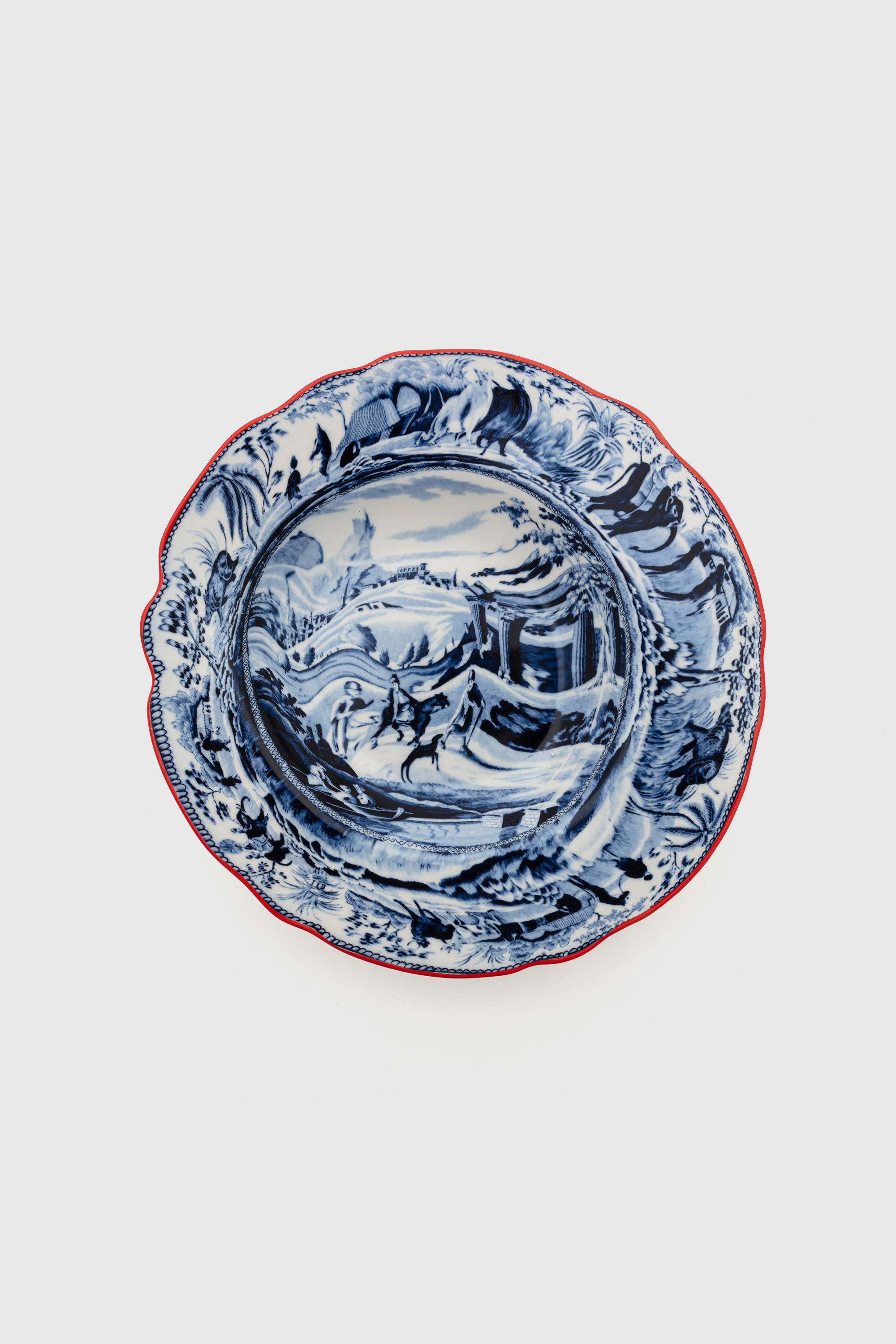 Diesel - 11220 SOUP PLATE IN PORCELAIN "CLASSIC O, Assiette creuse en porcelaine Mixte in Polychrome - 1