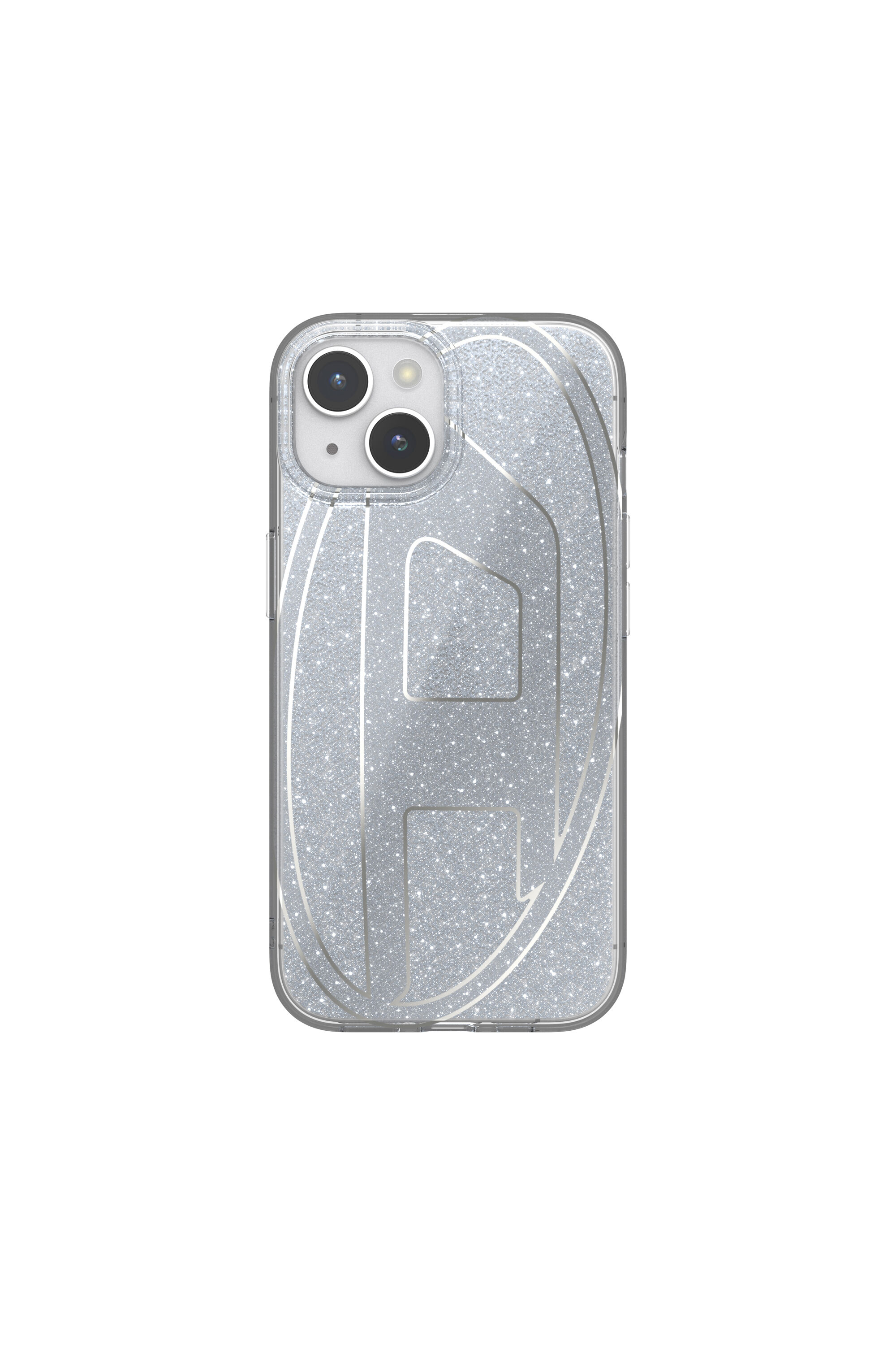 Diesel - 60031 AOP CASE, Coque glitter pur iP 15 Mixte in Gris argenté - 2
