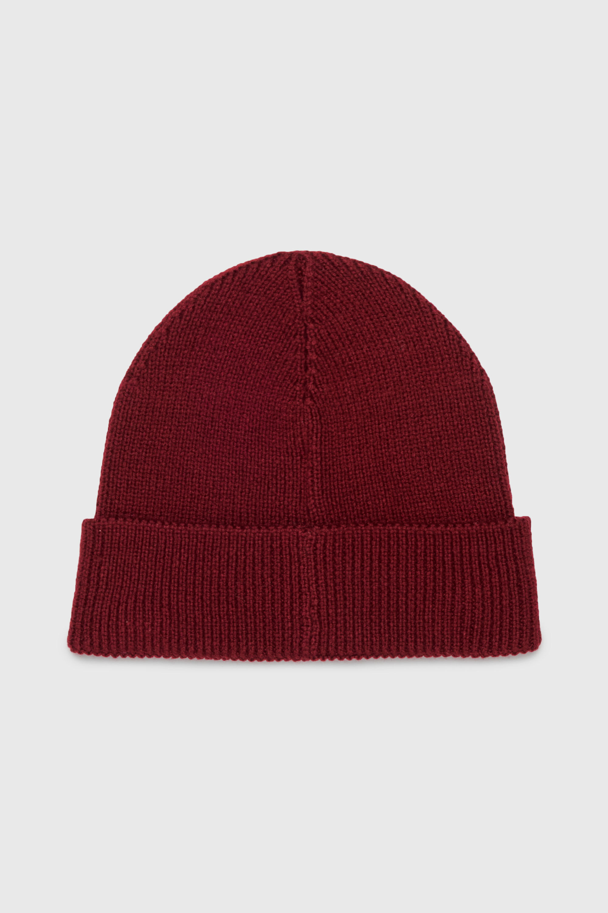 Diesel - FLOT, Berretto in misto lana con patch D logo Unisex in Rosso - 2