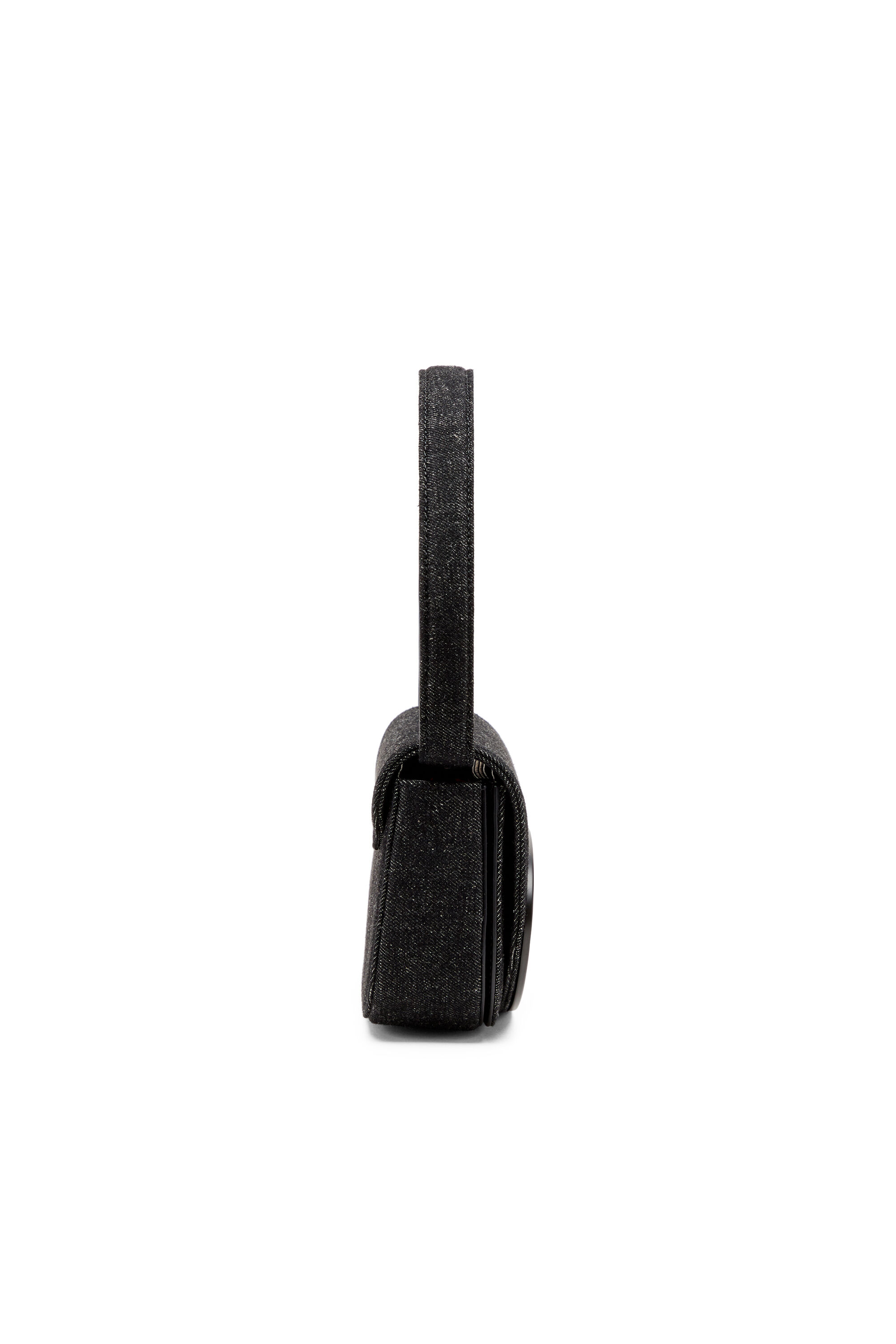 Diesel - 1DR, 1DR-Sac à bandoulière iconique en denim délavé Femme in Noir - 4