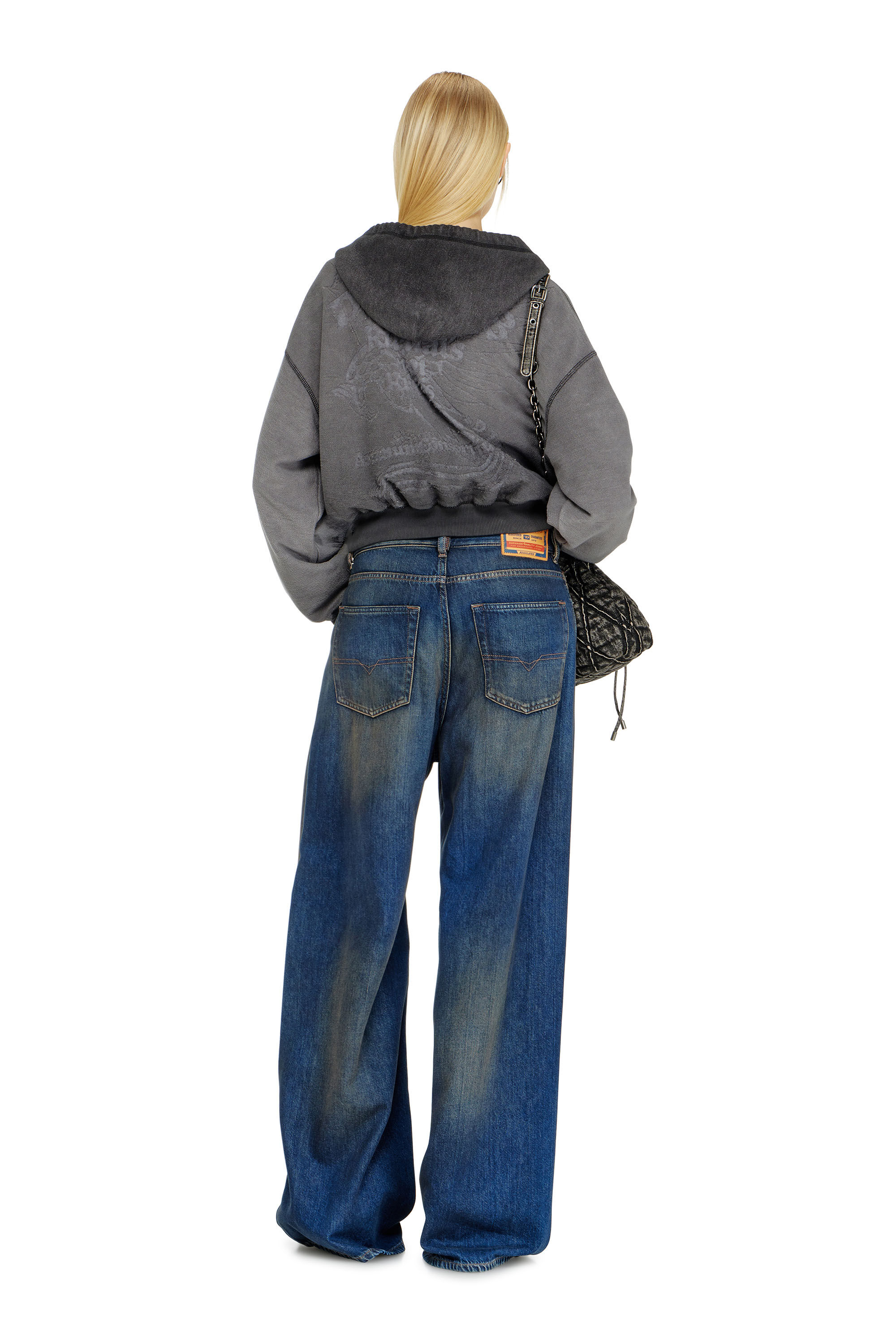 Diesel - Relaxed Jeans 1996 D-Sire 09P47 Donna, Blu Scuro - Image 3
