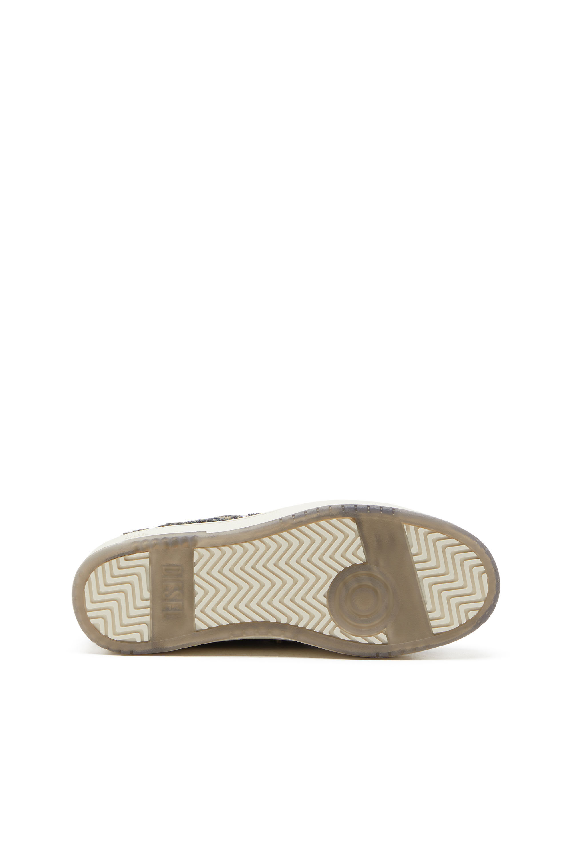 Diesel - S-TRACKER-D LOW, S-Tracker-D-Sneaker in denim sfrangiato e suola trasprarente Uomo in Blu - 5
