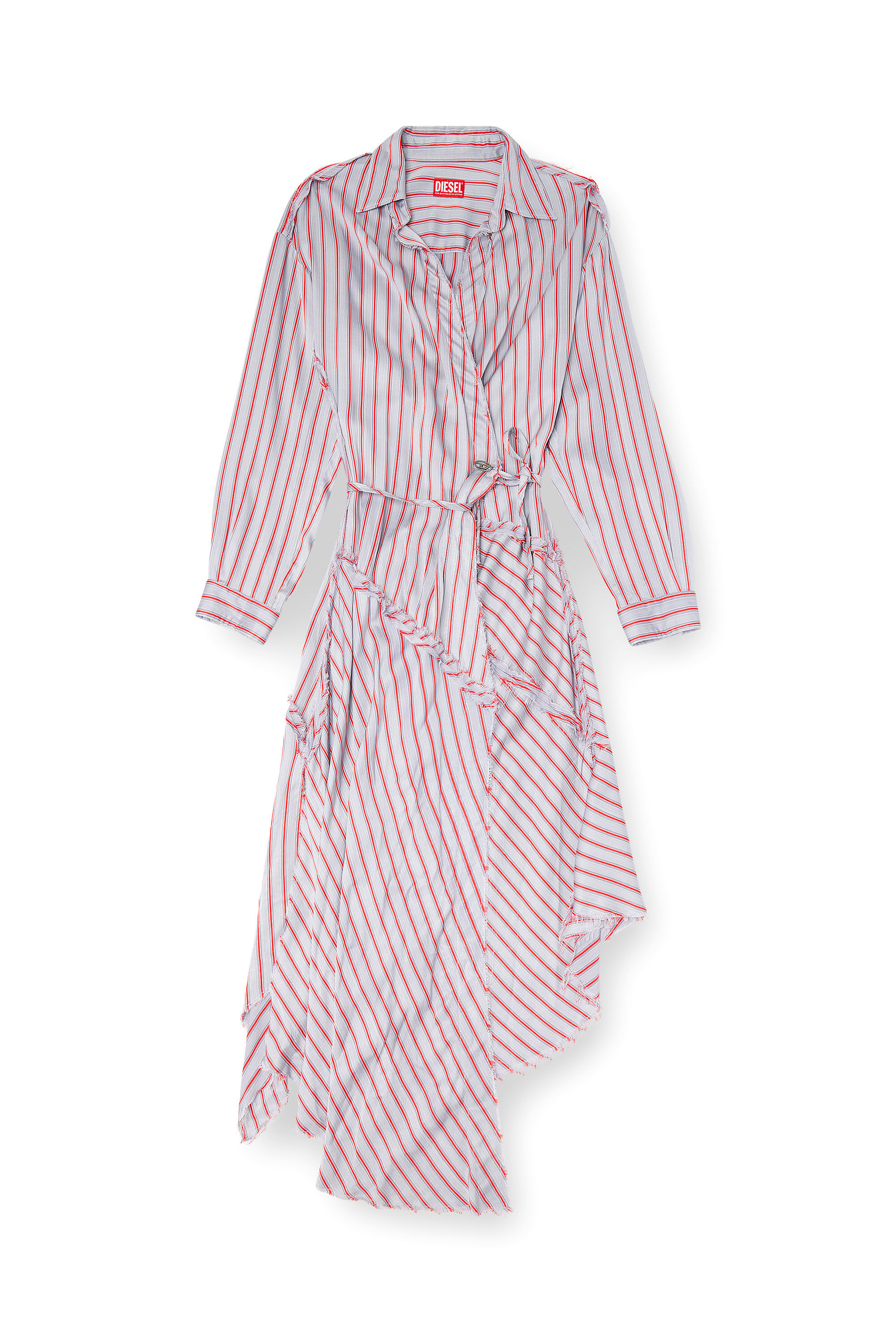 Diesel - D-RAVEN, Abito asimmetrico a portafoglio Donna in Multicolor - 2