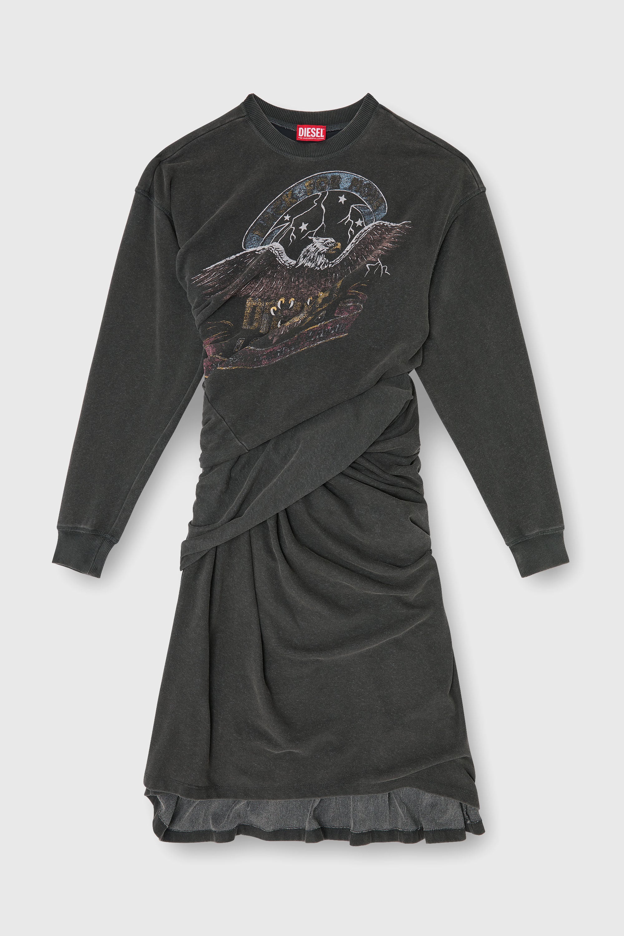 Diesel - D-NENCY, Robe sweat avec motifs de concert Femme in ToBeDefined - 2