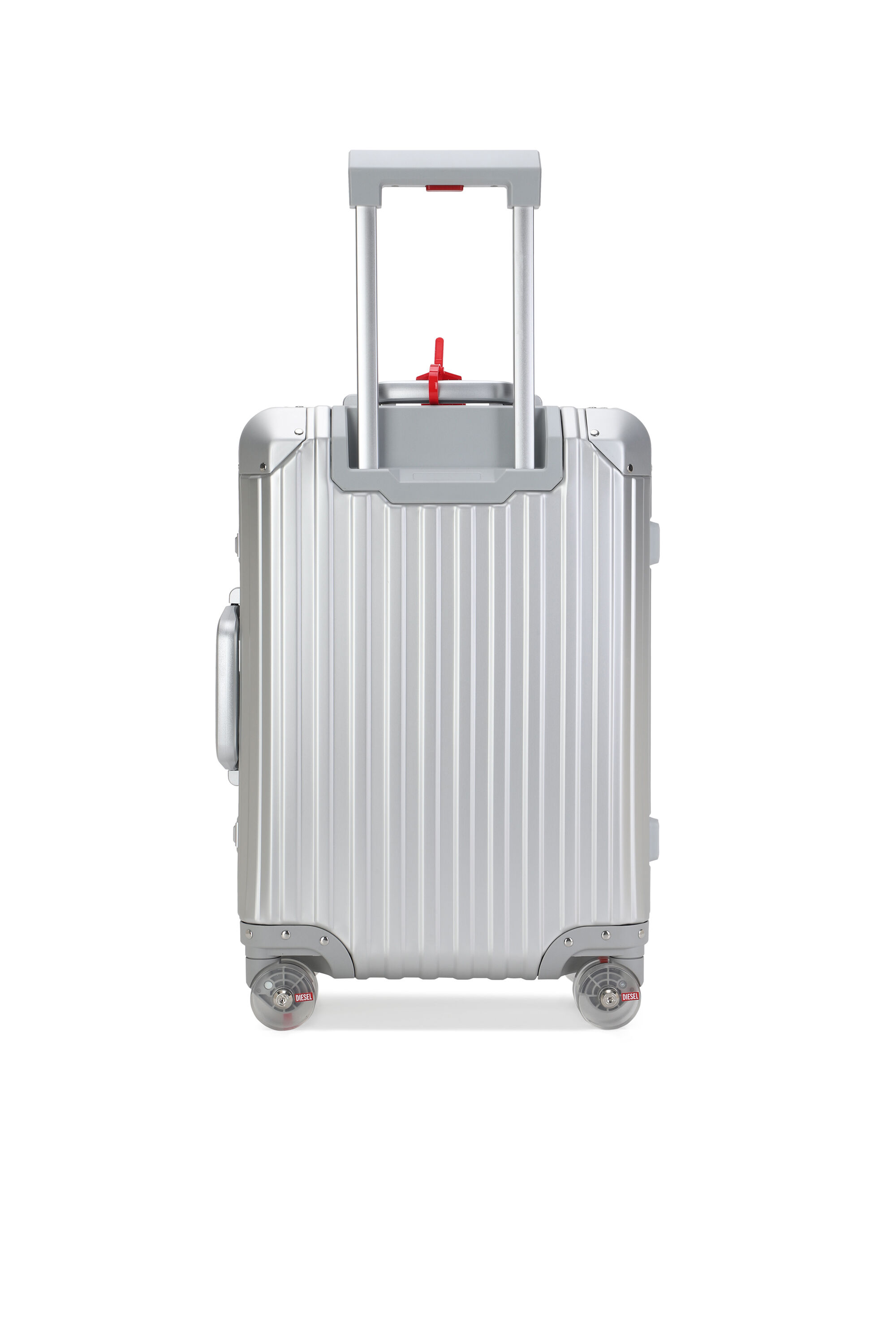 Diesel - DIESEL ALUMINUM TROLLEY- DSL002, Unisex Koffer aus Aluminium Gr&ouml;&szlig;e S in Silber - 2