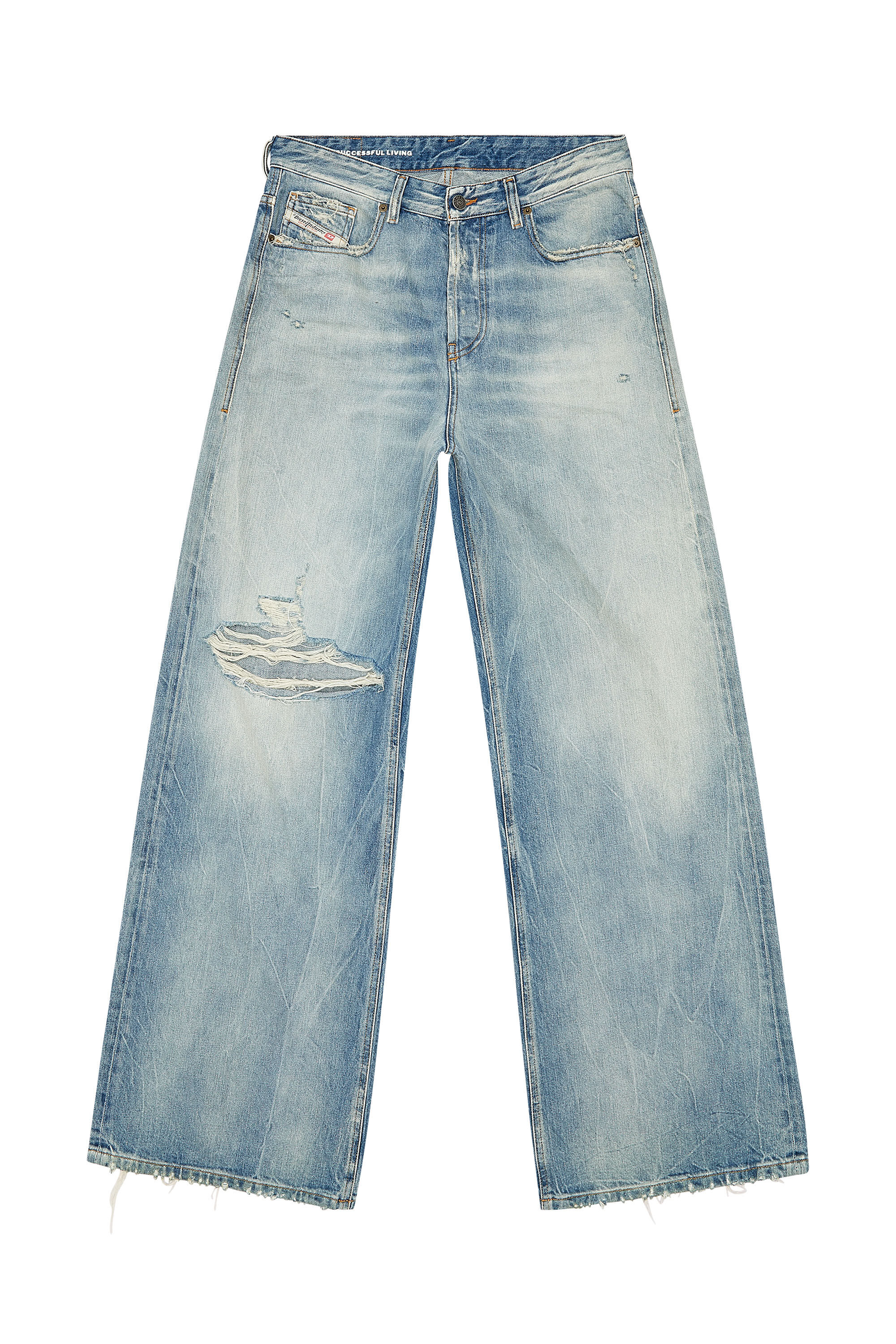 Diesel - Straight Jeans 1996 D-Sire 09H58, Bleu Clair - Image 2