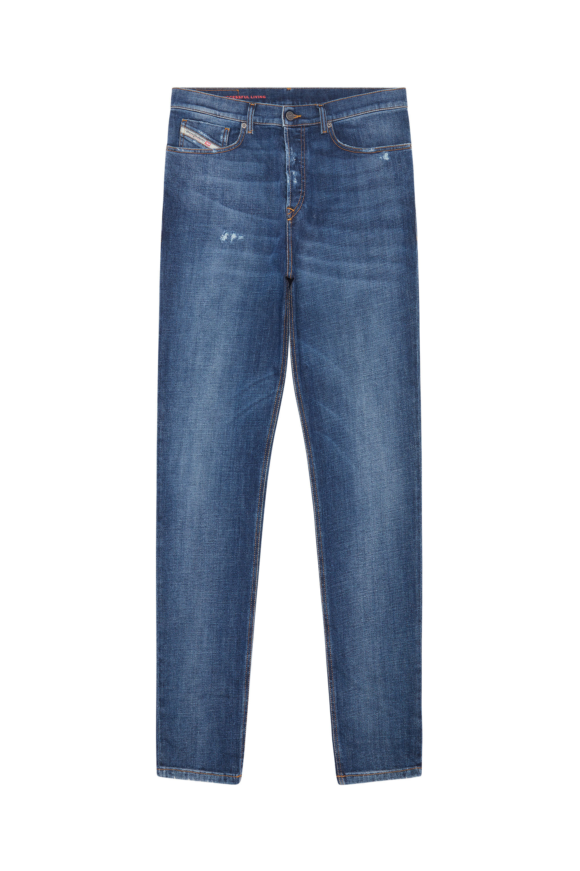 Diesel - 2005 D-FINING 09E45 Tapered Jeans, Blu medio - Image 2