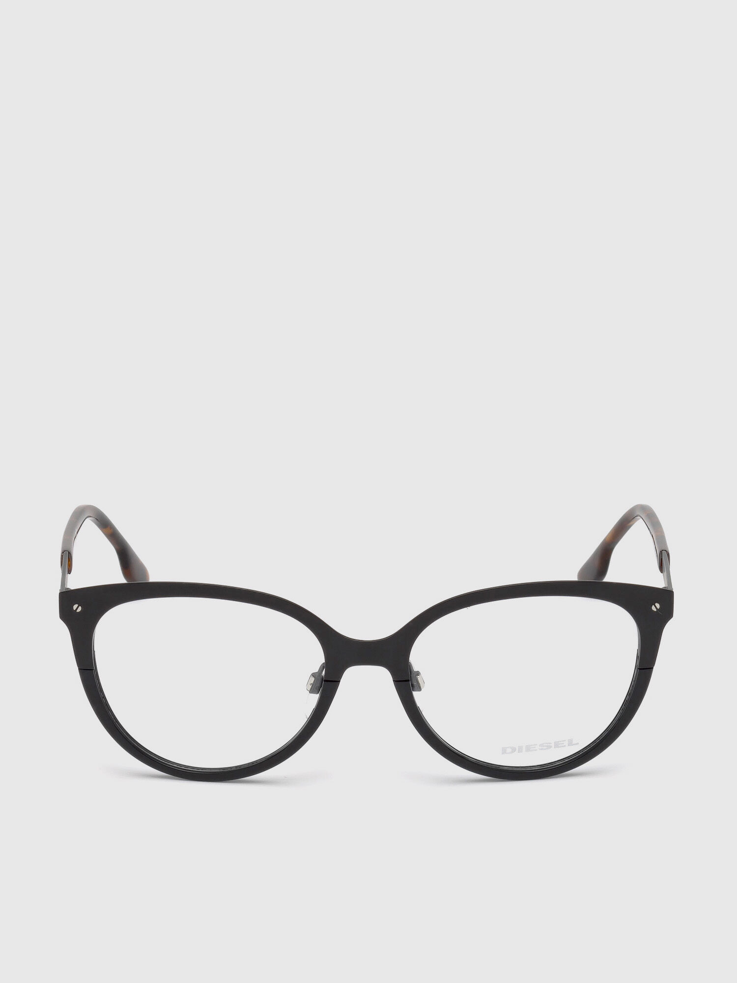 Diesel - DL5217, Damen Acetatbrille mit Cat-Eye Form in Schwarz - 1