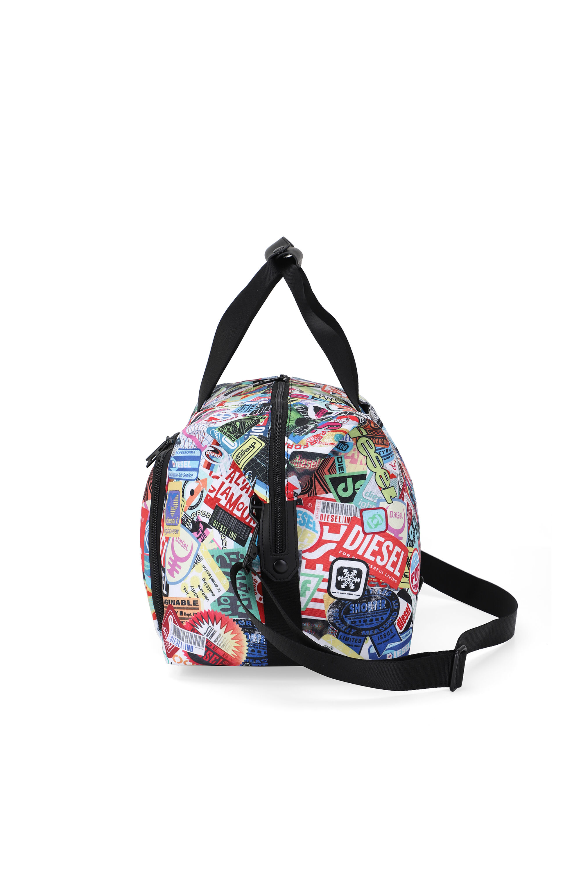 Diesel - DIESEL PC PRINTED DUFFLE-STICKERS- DSB00, Sac de voyage pratique avec des autoc Mixte in Polychrome - 4
