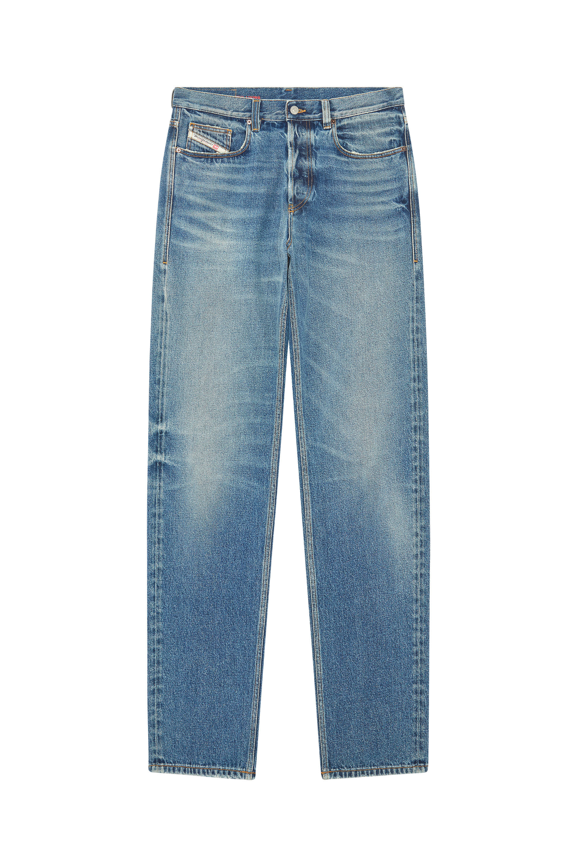 Diesel - Straight Jeans 2010 D-Macs 09F02, Bleu moyen - Image 2