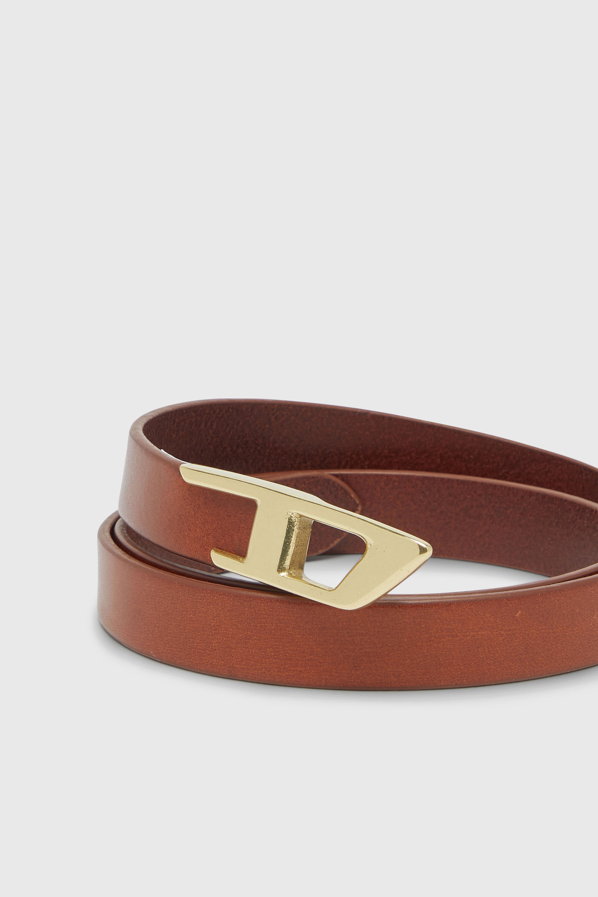 Diesel - B-D LOGO 2.0 20, Cintura 2 cm in pelle con fibbia D in metallo Donna in Marrone - 3