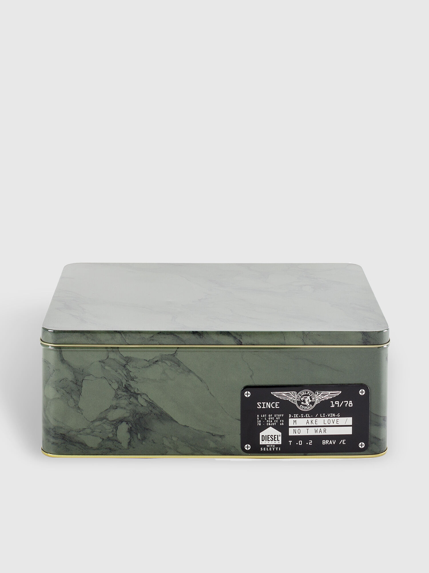 Diesel - 11101 SURVIVAL, Unisex Olivgrüne Metallbox mit Deckel in Armeegrün - 1
