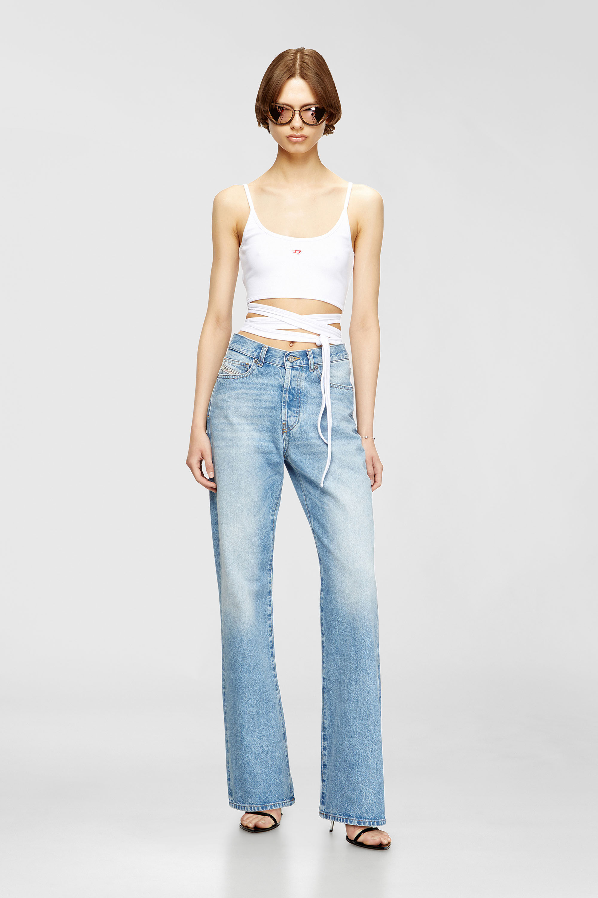 Diesel - Regular Jeans 1971 D-Sent 09I29 Donna, Blu Chiaro - Image 1