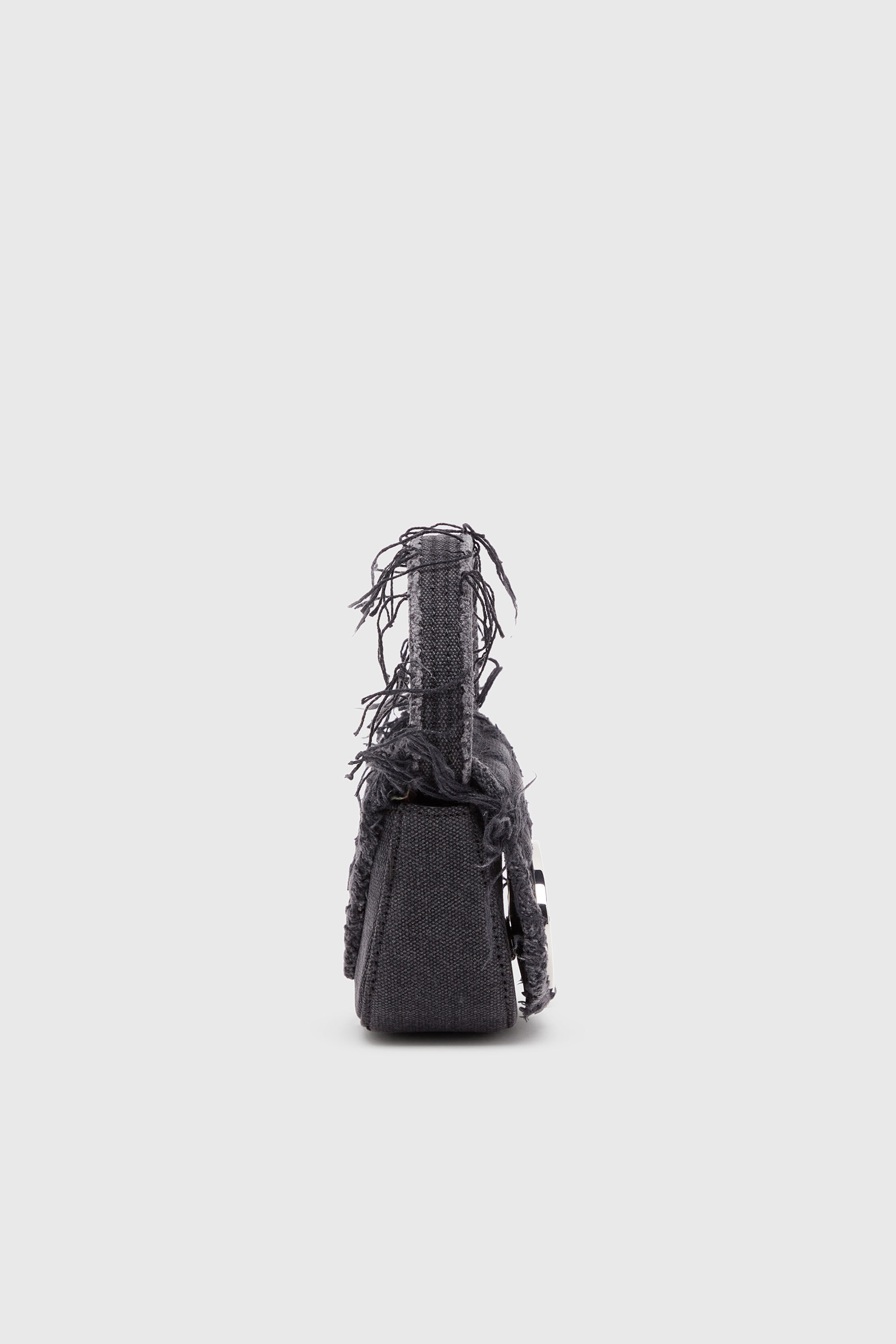 Diesel - 1DR XS, 1DR XS-Mini sac embl&eacute;matique en toile et cuir Femme in Noir - 5