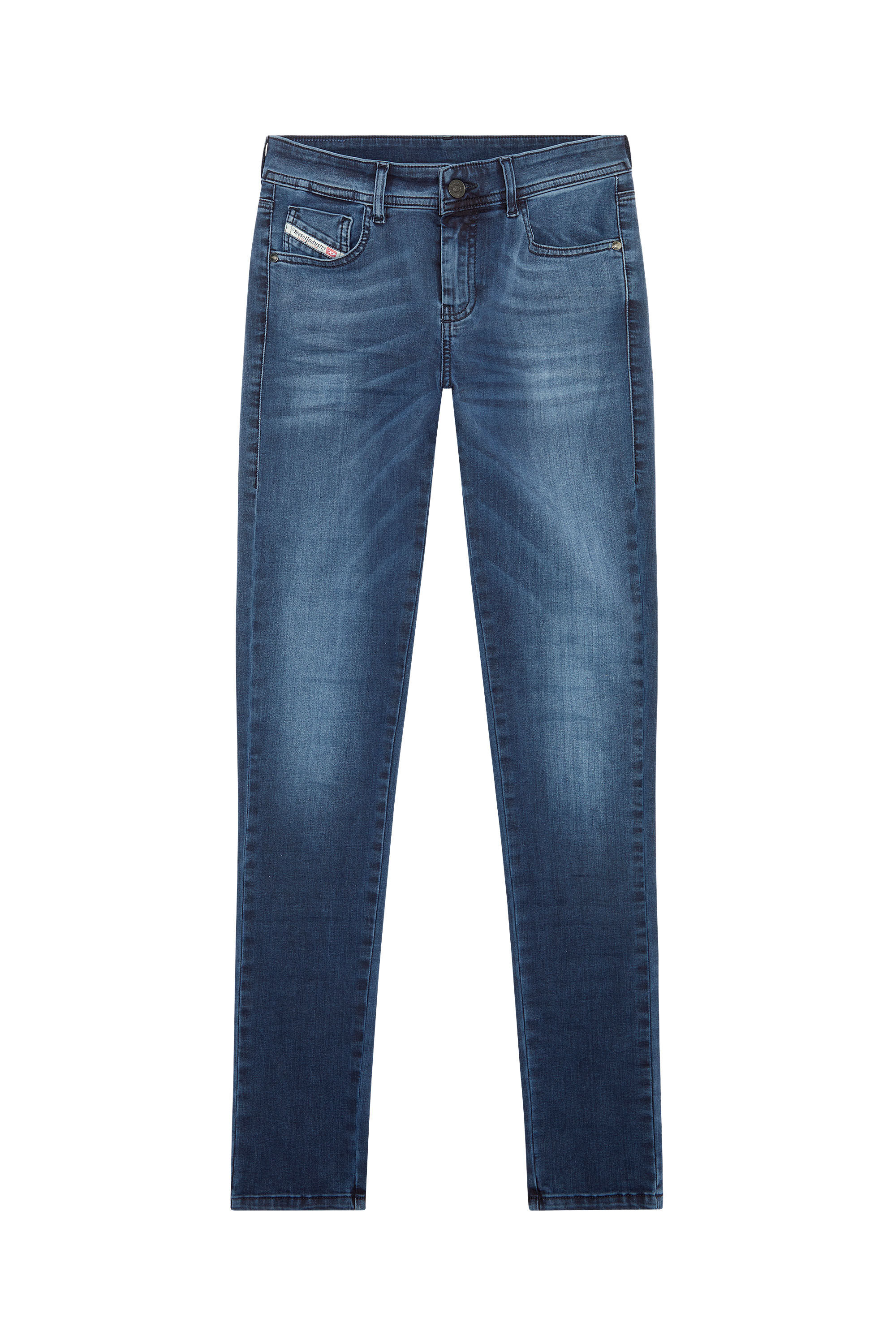Diesel - Super skinny Jeans 2017 Slandy E84UT, Dark Blue - Image 2