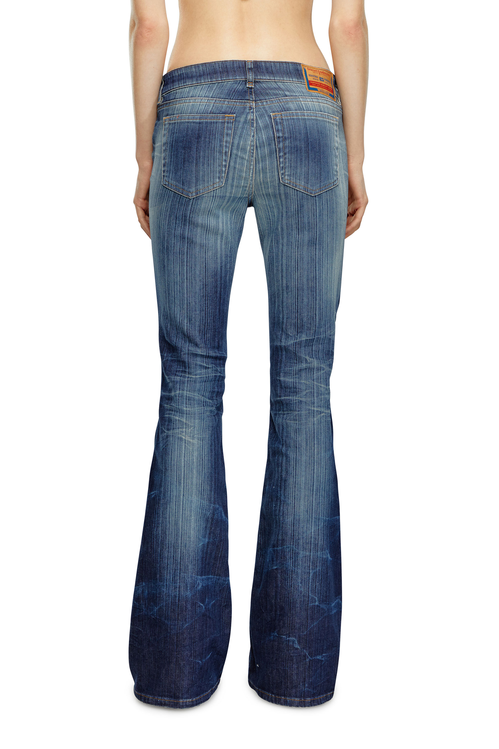 Diesel - Bootcut and Flare Jeans 1969 D-Ebbey 09I03, Blu Scuro - Image 4