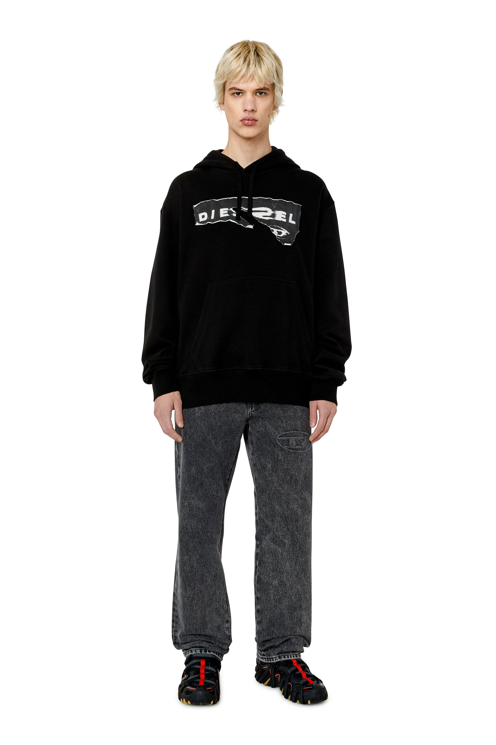 Diesel - S-MACS-HOOD-POFF, Schwarz - Image 1