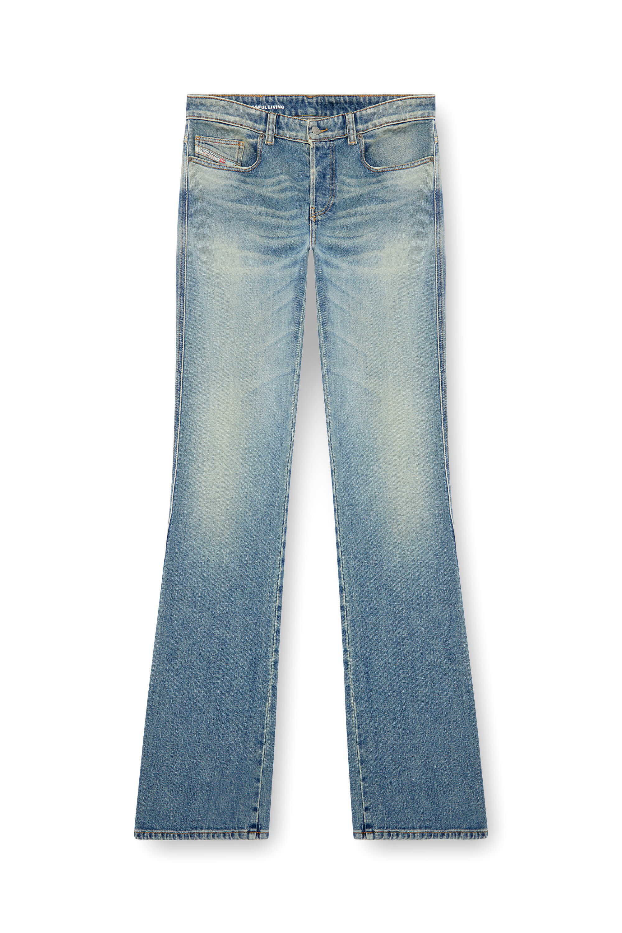 Diesel - Uomo Bootcut Jeans 1998 D-Buck 09J55, Blu Chiaro - Image 2