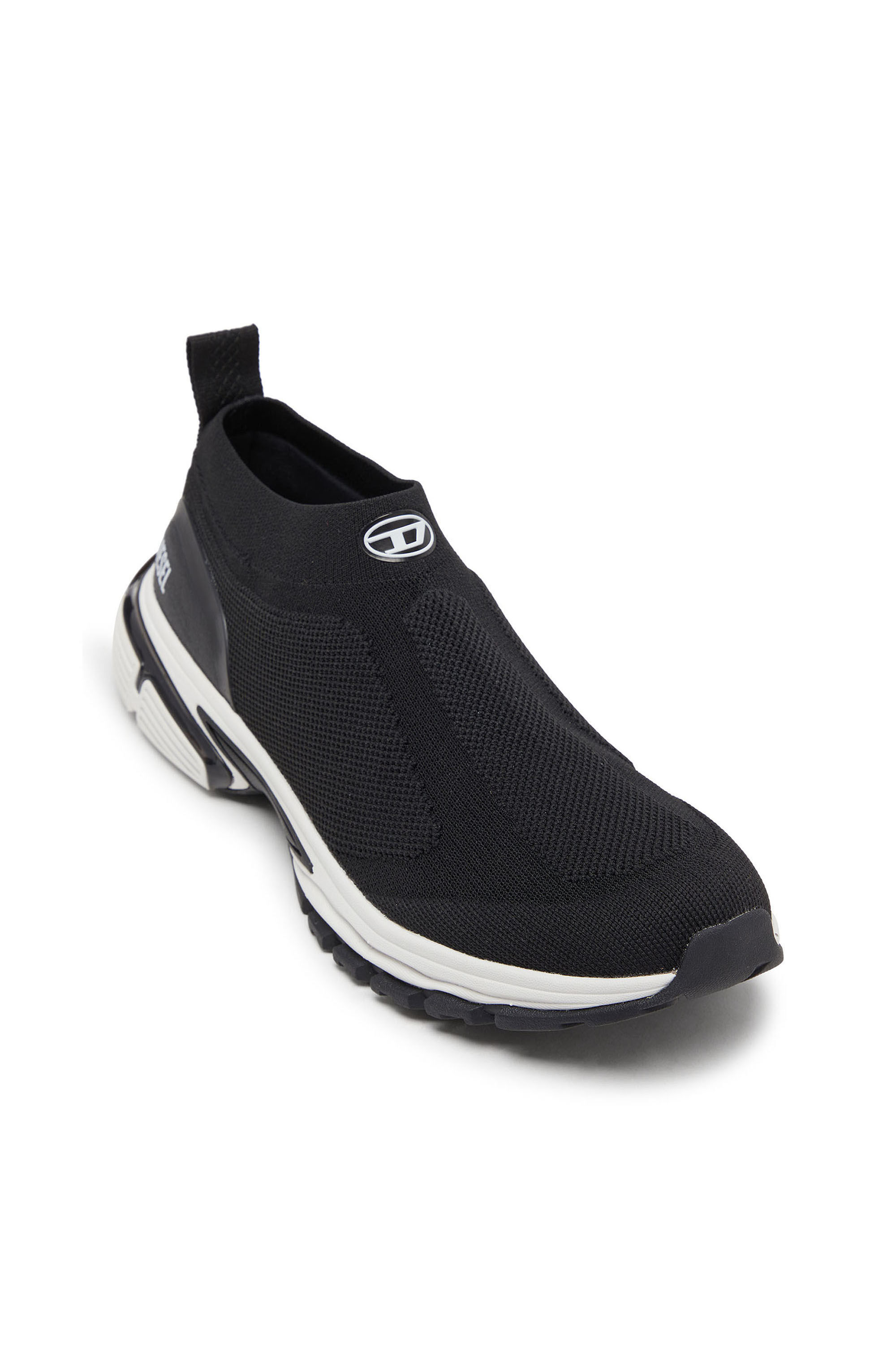 Diesel - S-PRO-V-DENSE-SOCKS, Herren Pro-V-Dense-Slip-on-Strick-Sockenturnschuhe in Schwarz - 6