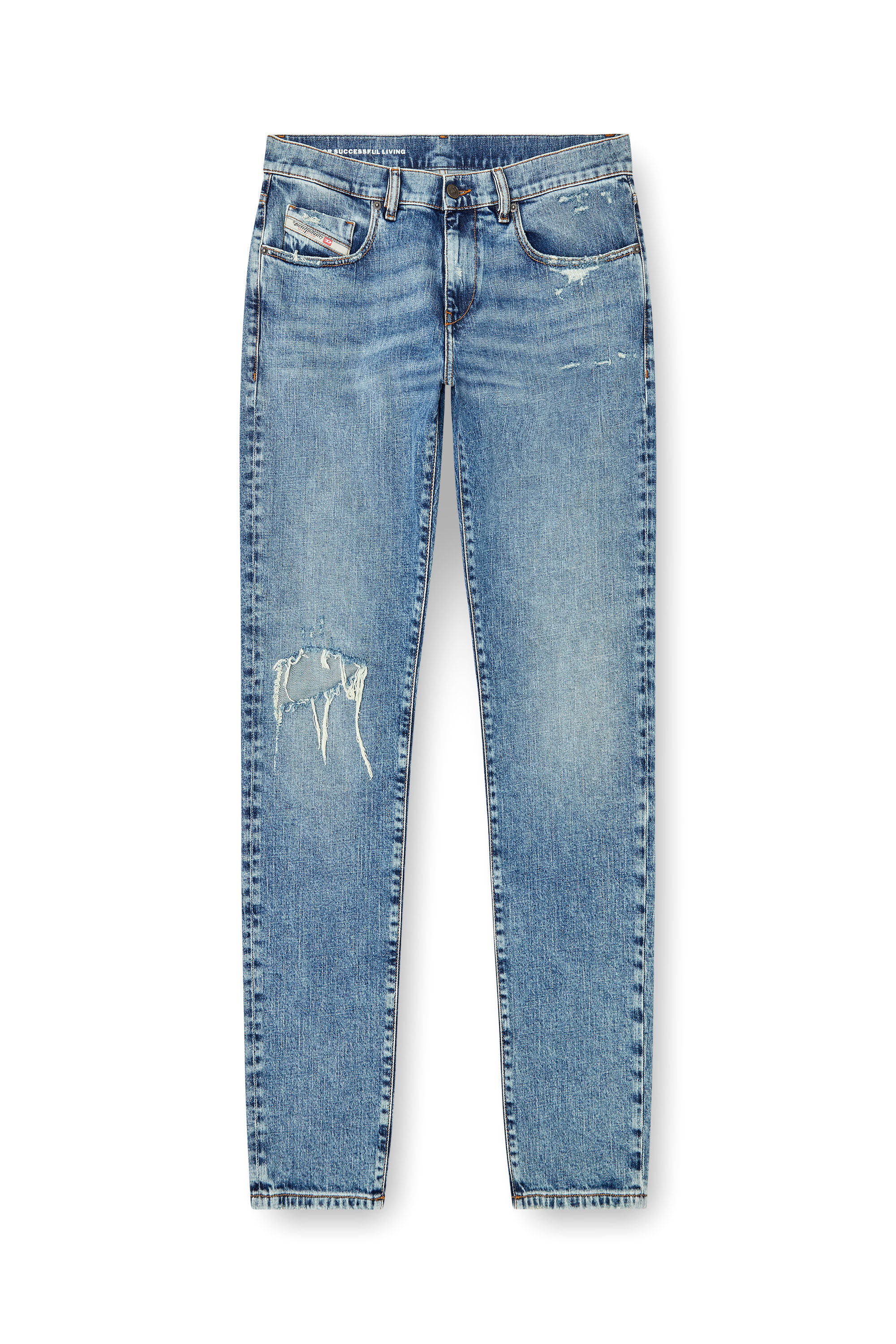 Diesel - Herren Slim Jeans 2019 D-Strukt 09L34, Hellblau - 2
