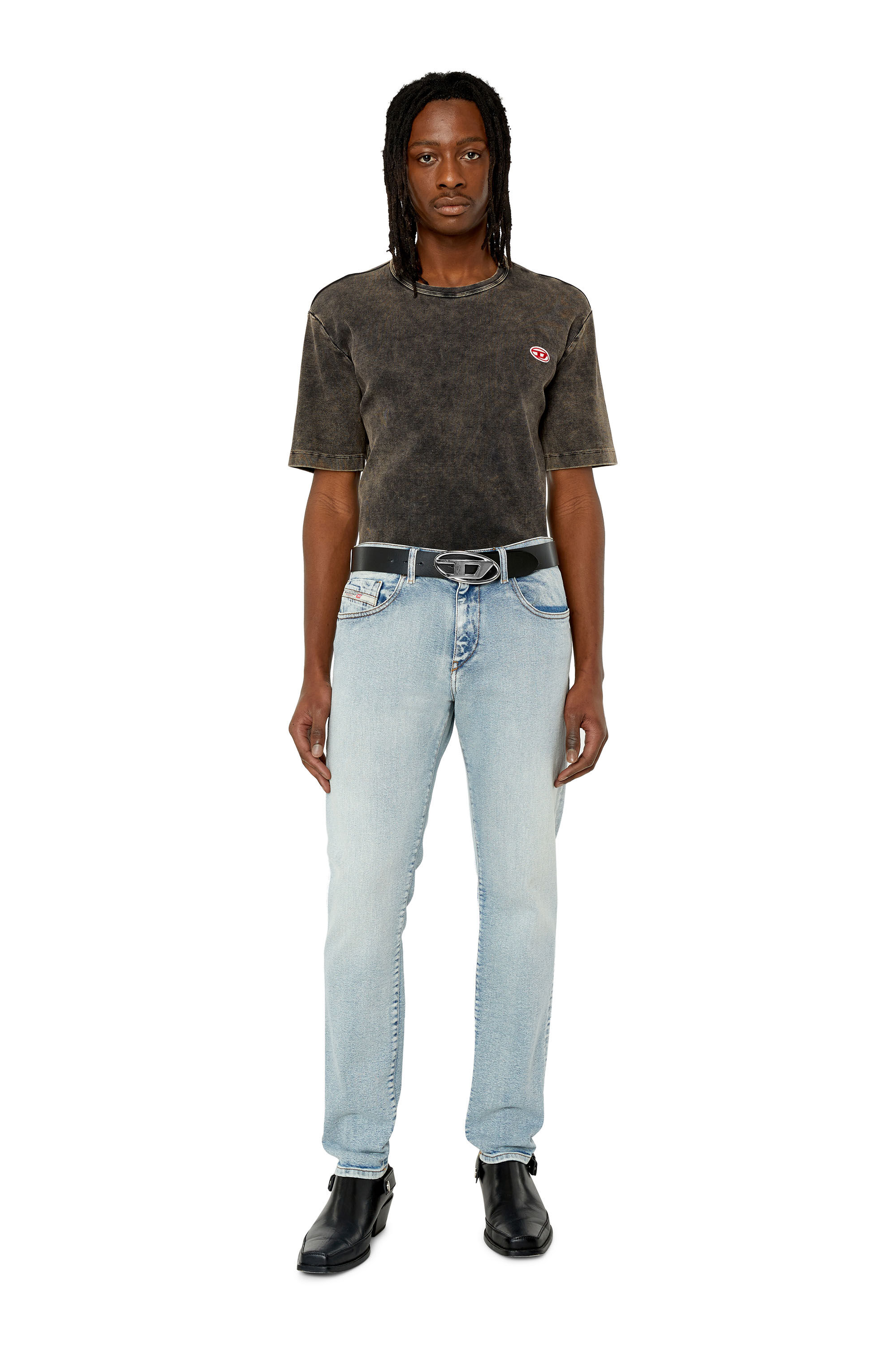 Diesel - Slim Jeans 2019 D-Strukt 9C08L, Bleu Clair - Image 1