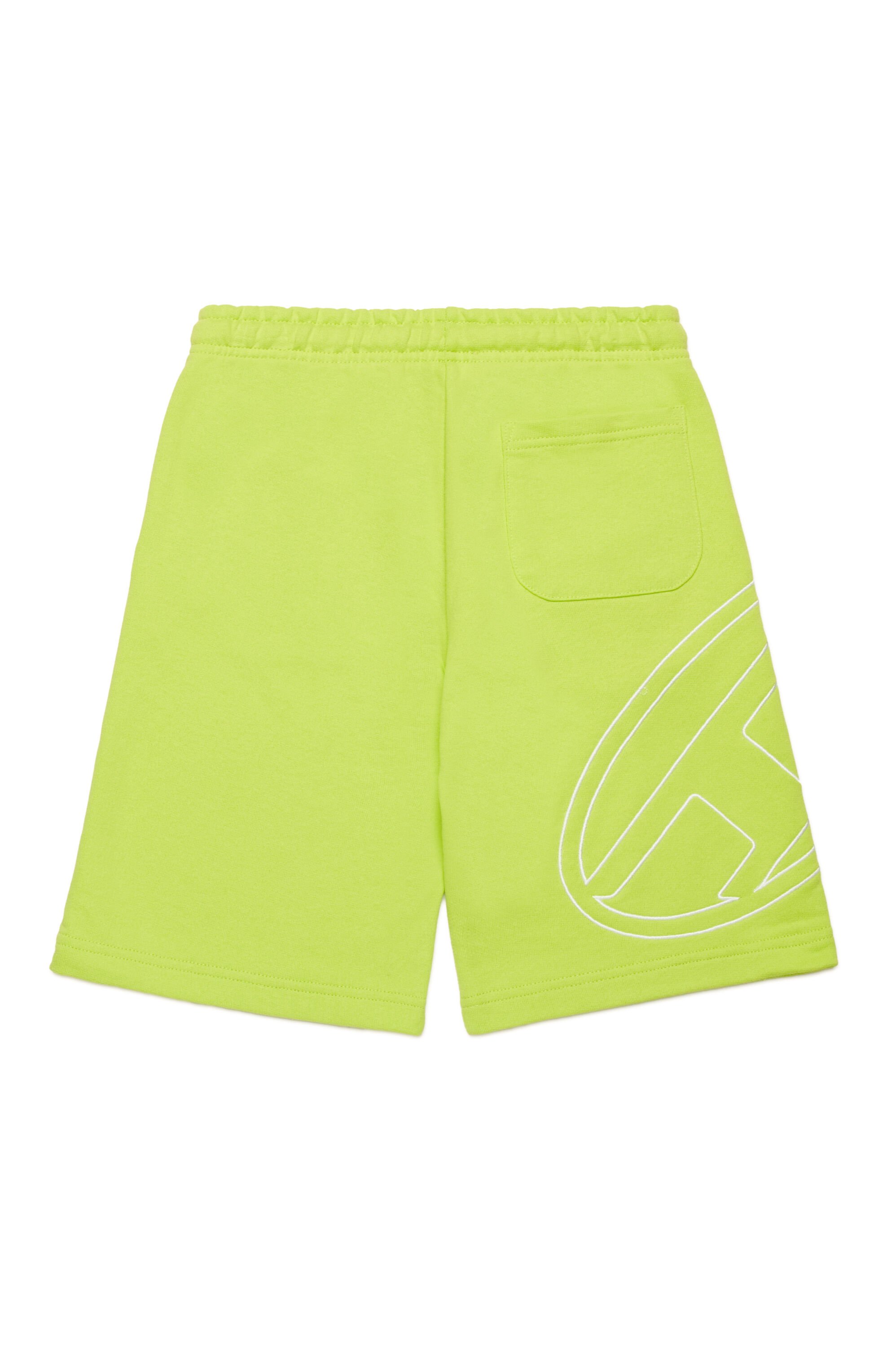 Diesel - PBETTYMEGOVALD, Short de survêtement avec broderie Oval D Homme in Vert - 2