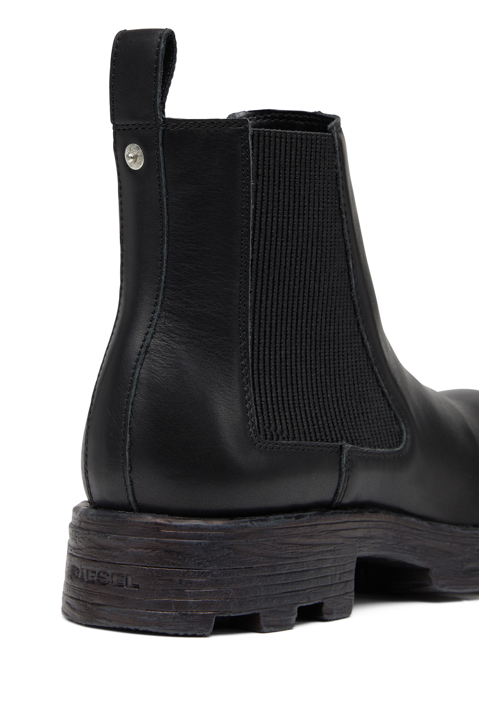 D HAMMER LCH Uomo Stivaletti Chelsea in pelle e suola chunky Diesel