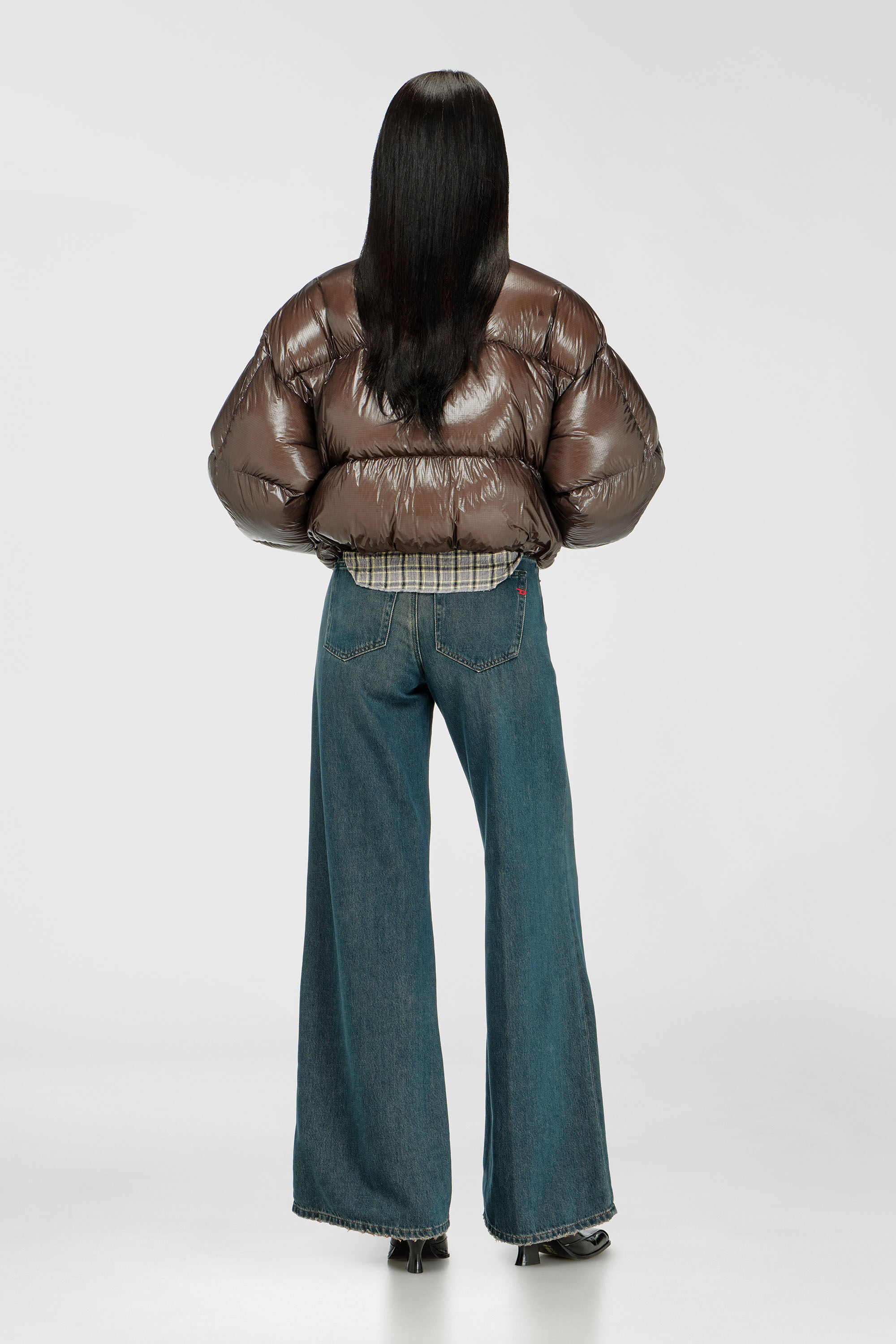 Diesel - Flare Jeans 1978 D-Akemi 09P83 Donna, Blu Scuro - Image 3