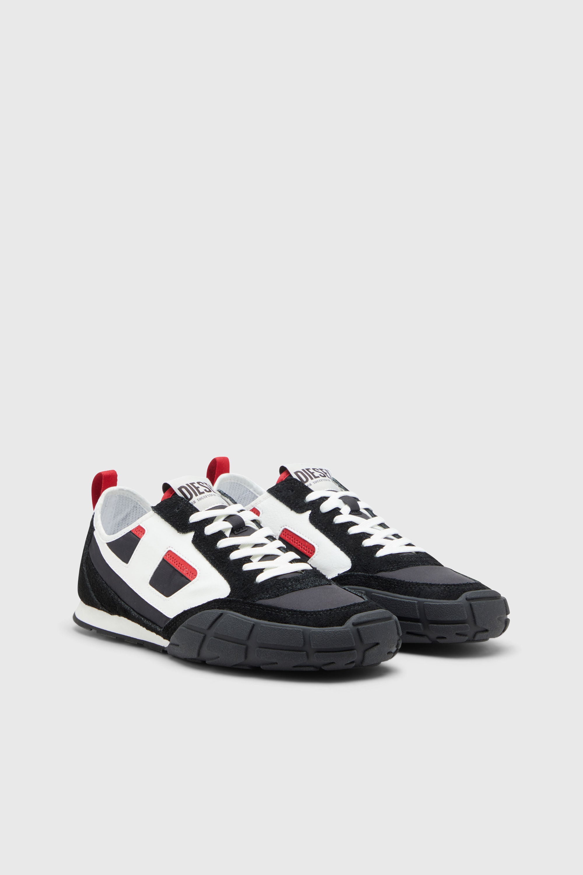 Diesel - S-PAGODHA LOW, S-Pagodha-Sneaker in pelle, suede e ripstop Uomo in Multicolor - 2
