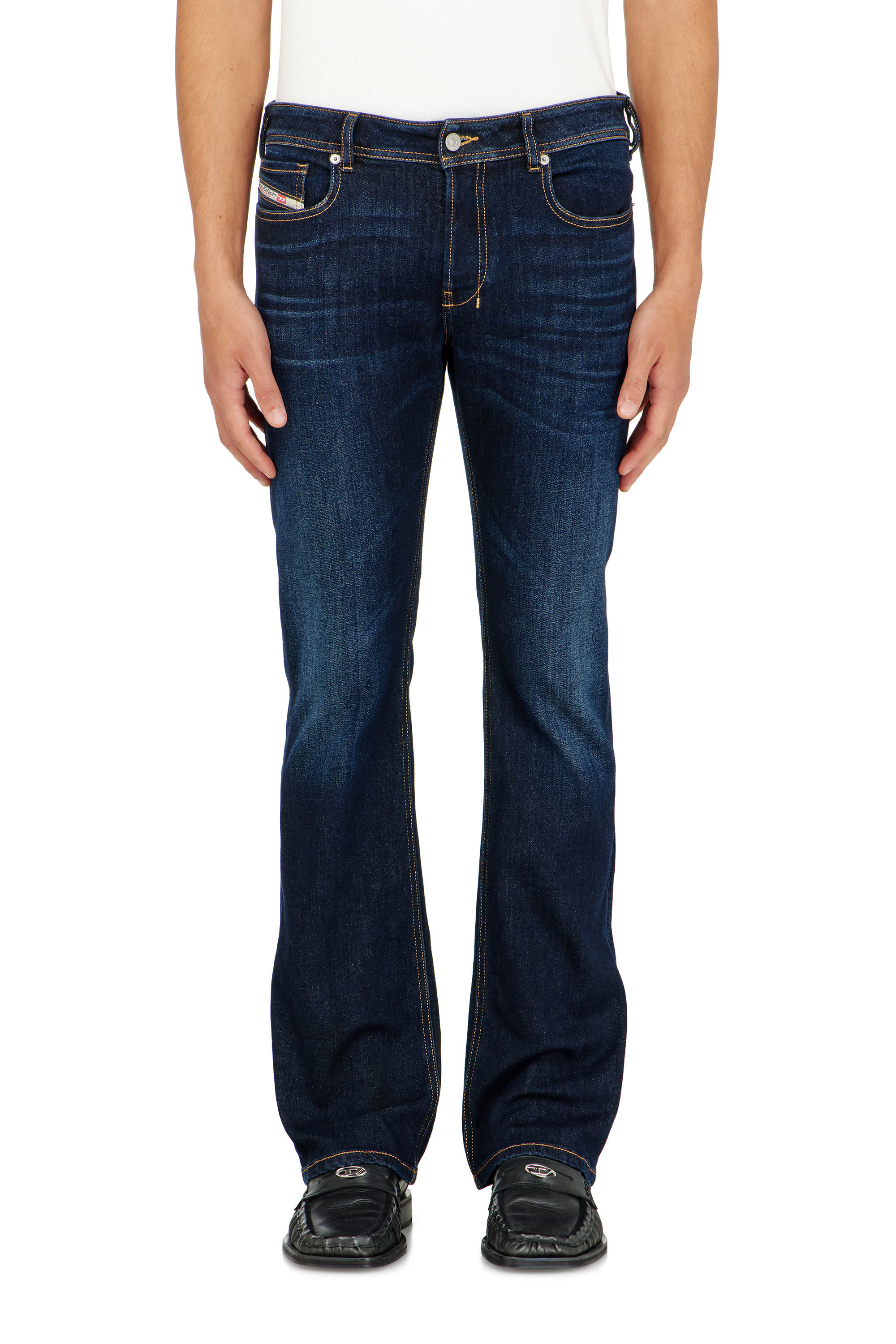 Diesel - Bootcut Jeans 2007 Zatiny 09Q15 Homme, Bleu Fonc&eacute; - Image 4