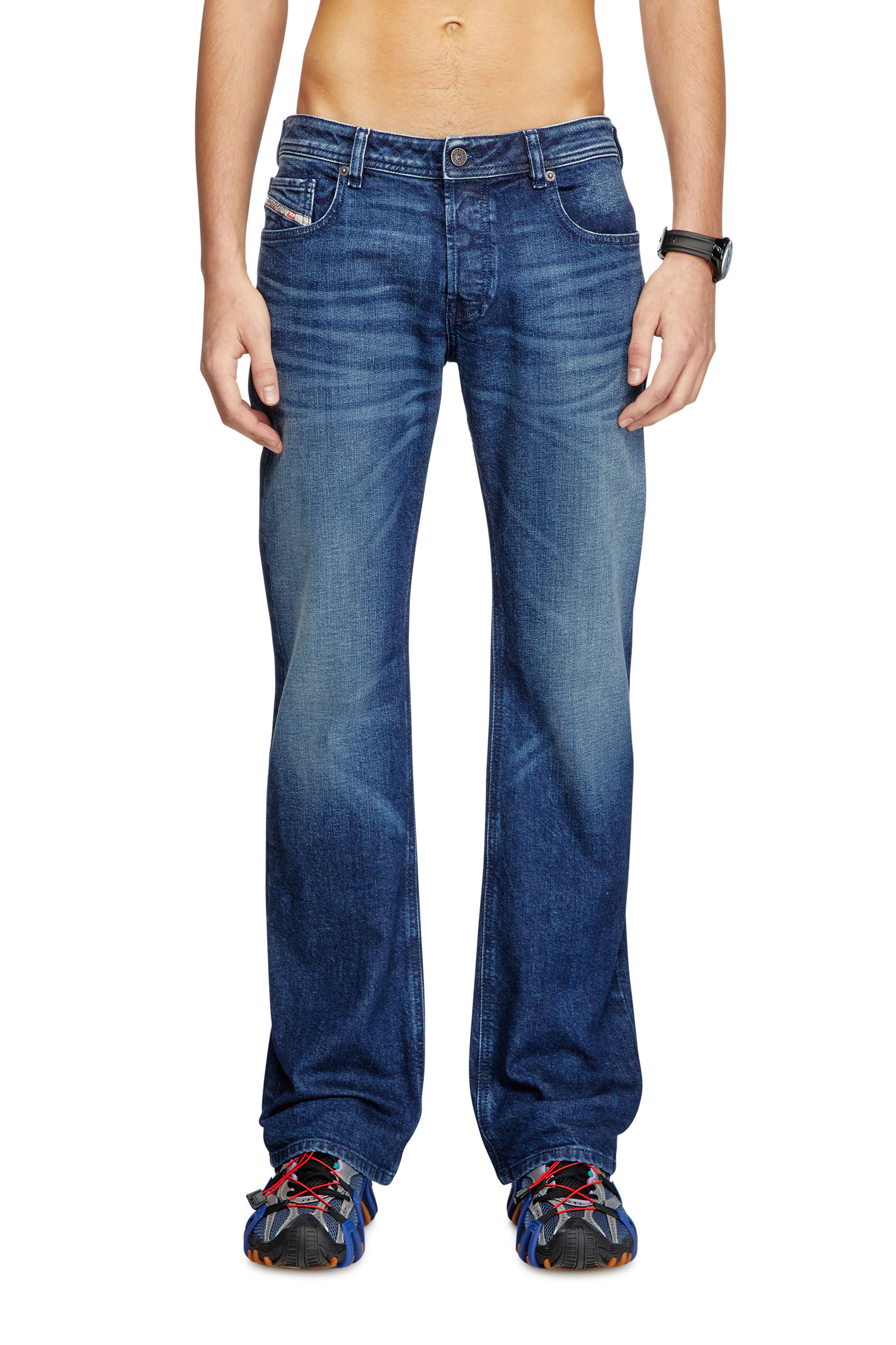 Diesel - Bootcut Jeans 2007 Zatiny 09L51 Homme, Bleu Foncé - Image 3