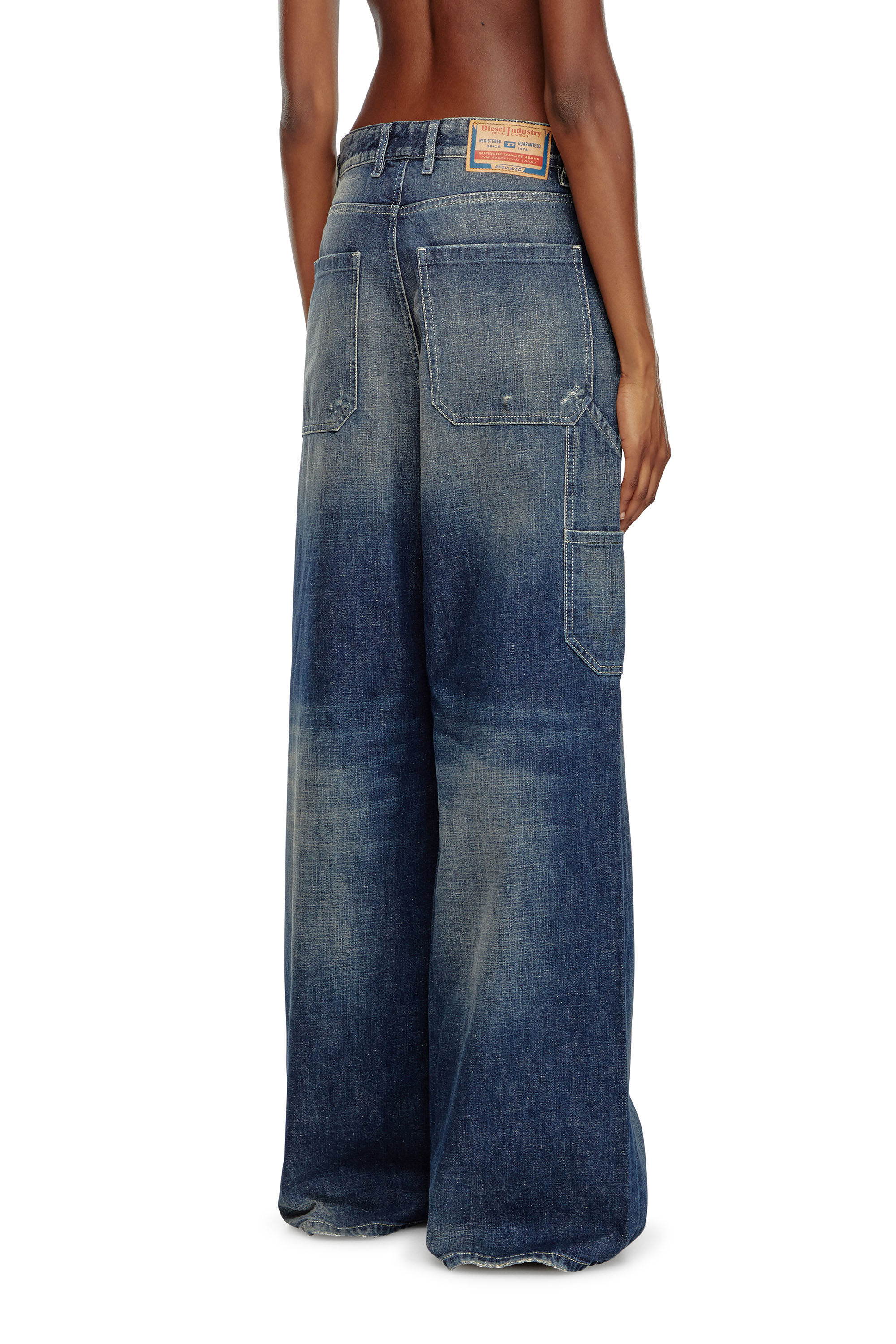 Diesel - Damen Straight Jeans 1996 D-Sire 09J91, Dunkelblau - Image 4