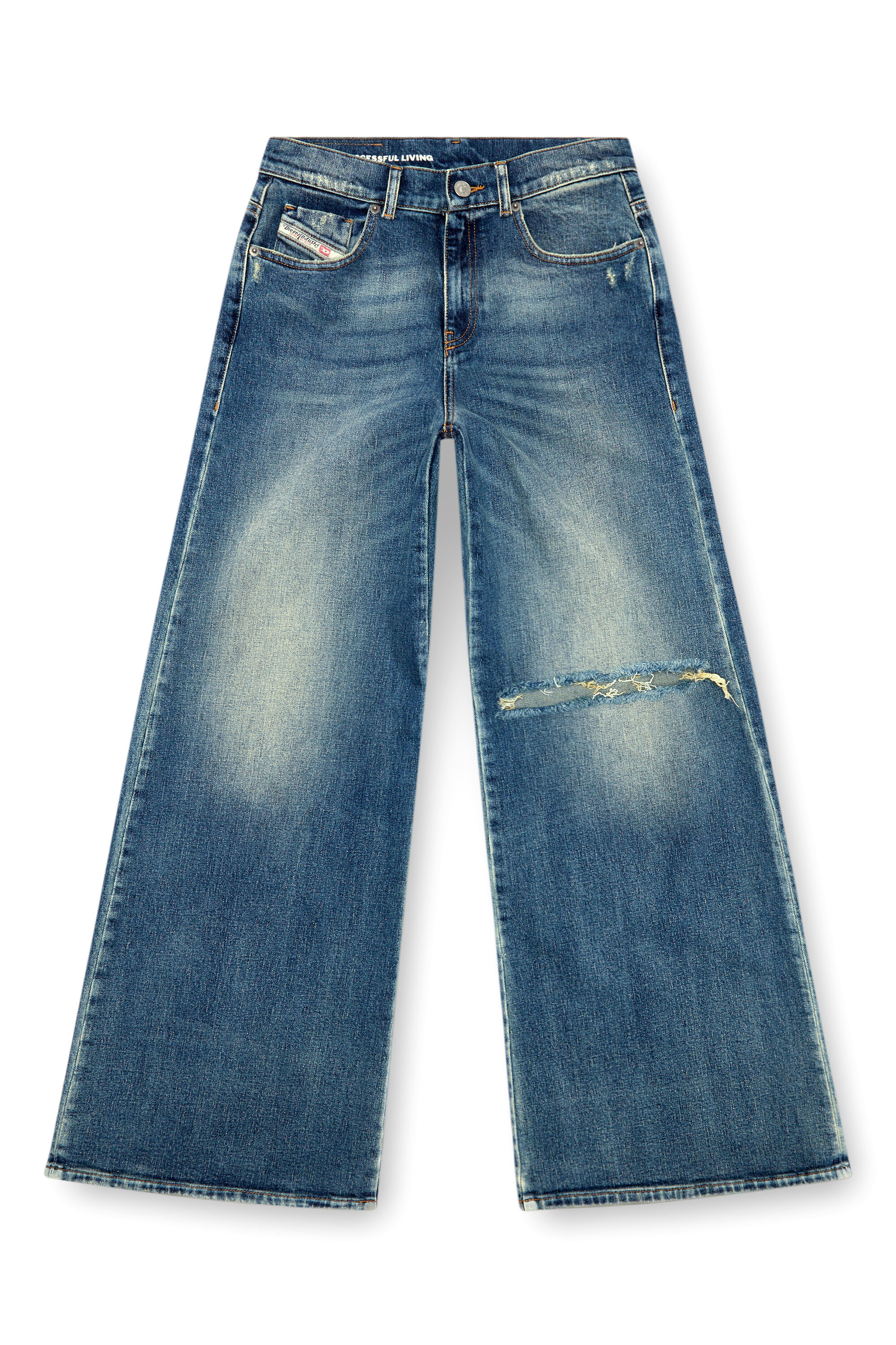 Diesel - Femme Bootcut and Flare Jeans 1978 D-Akemi 007M5, Bleu moyen - Image 2