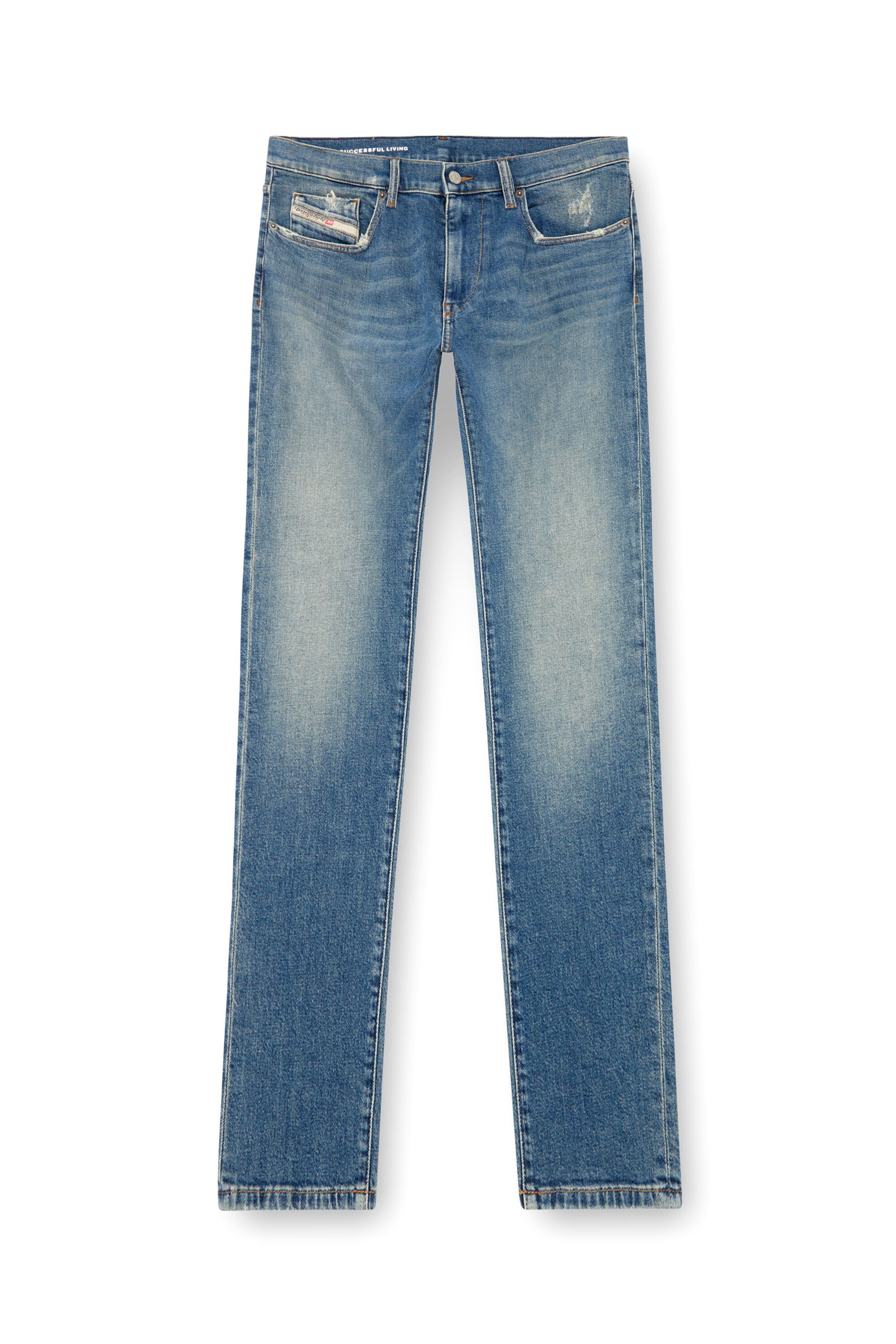 Diesel - Herren Slim Jeans 2019 D-Strukt 0GRDG, Hellblau - Image 2