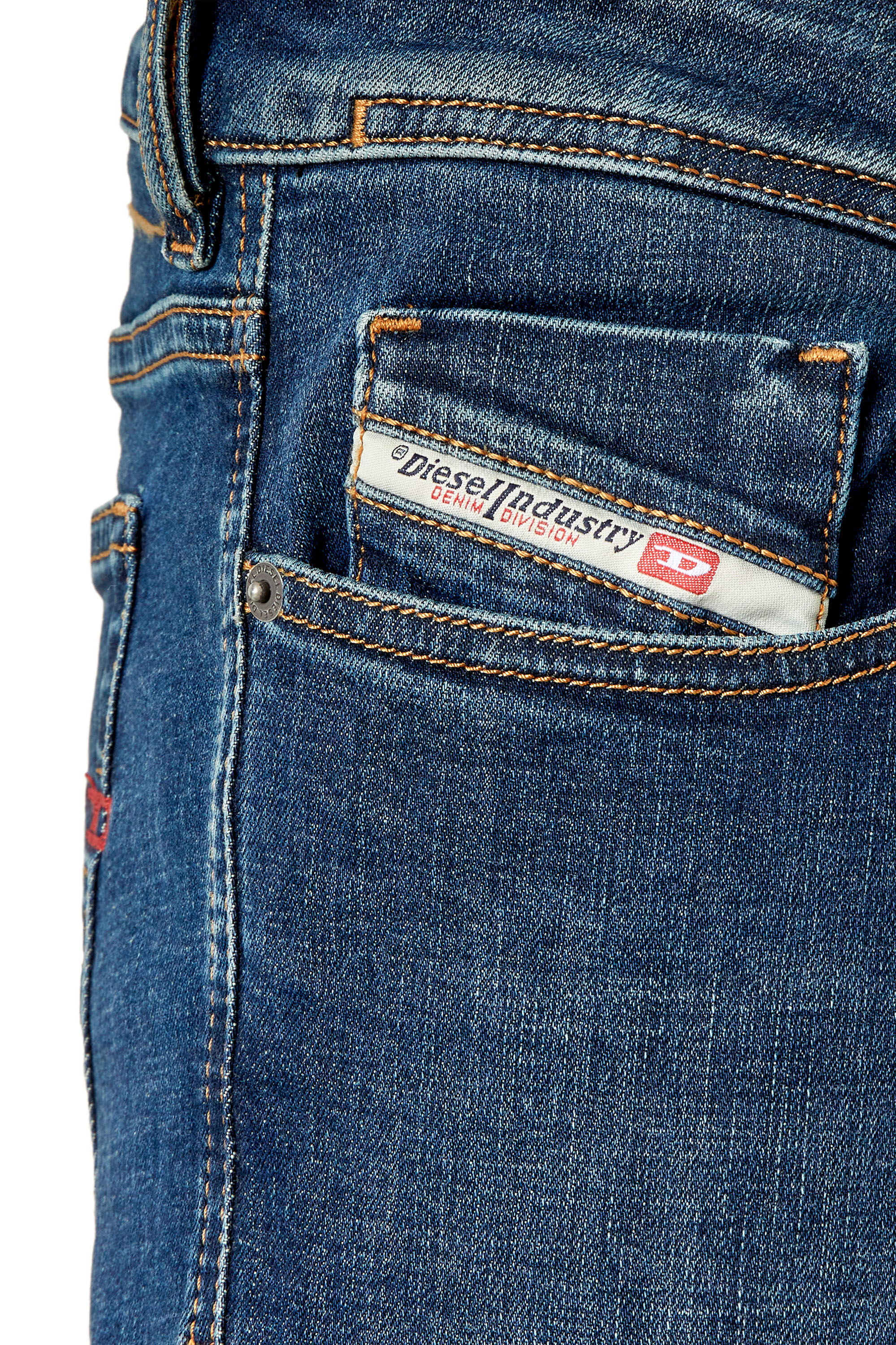 Diesel - 1979 Sleenker 09E95 Skinny Jeans, Dunkelblau - Image 6