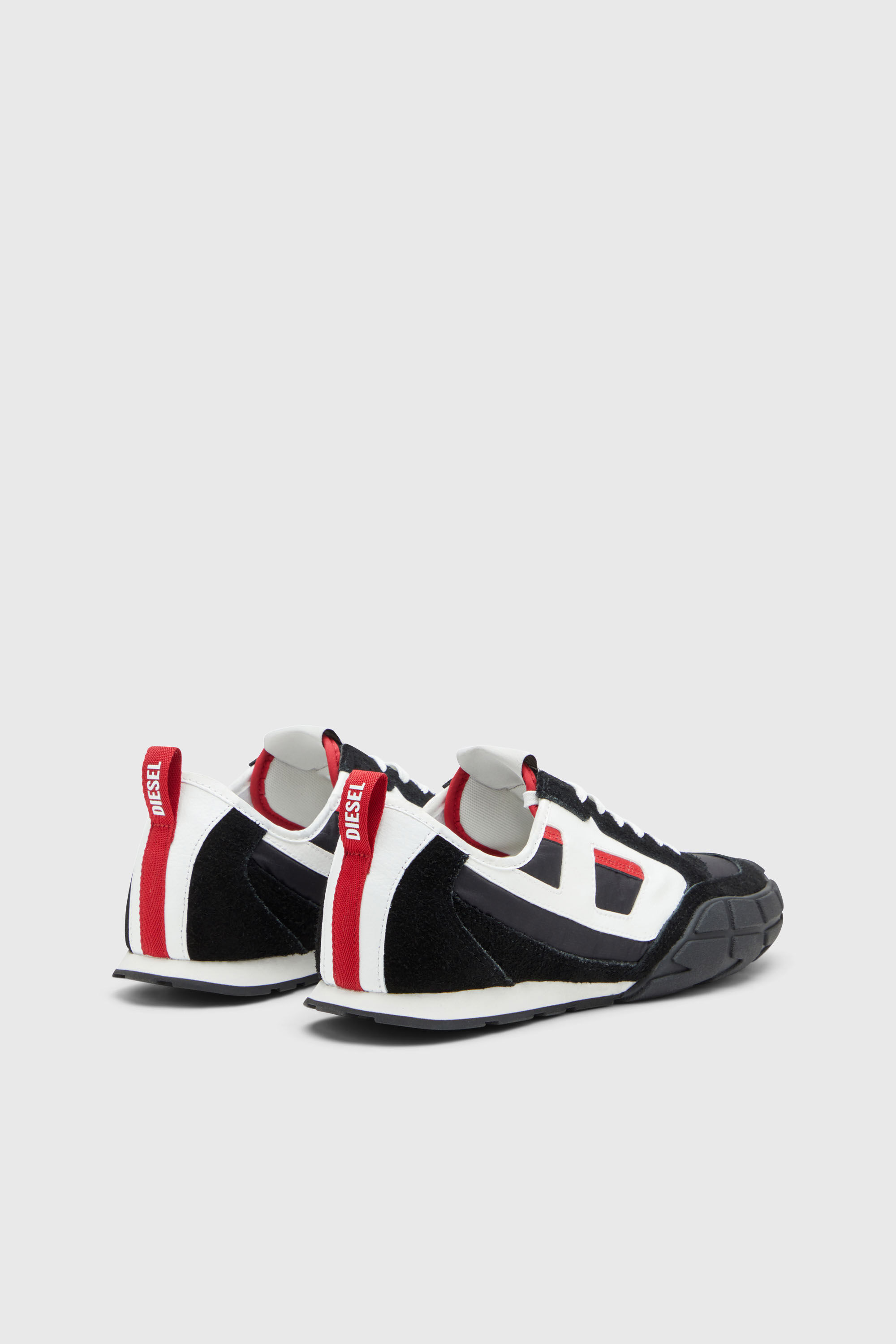 Diesel - S-PAGODHA LOW, S-Pagodha-Sneaker in pelle, suede e ripstop Uomo in Multicolor - 3